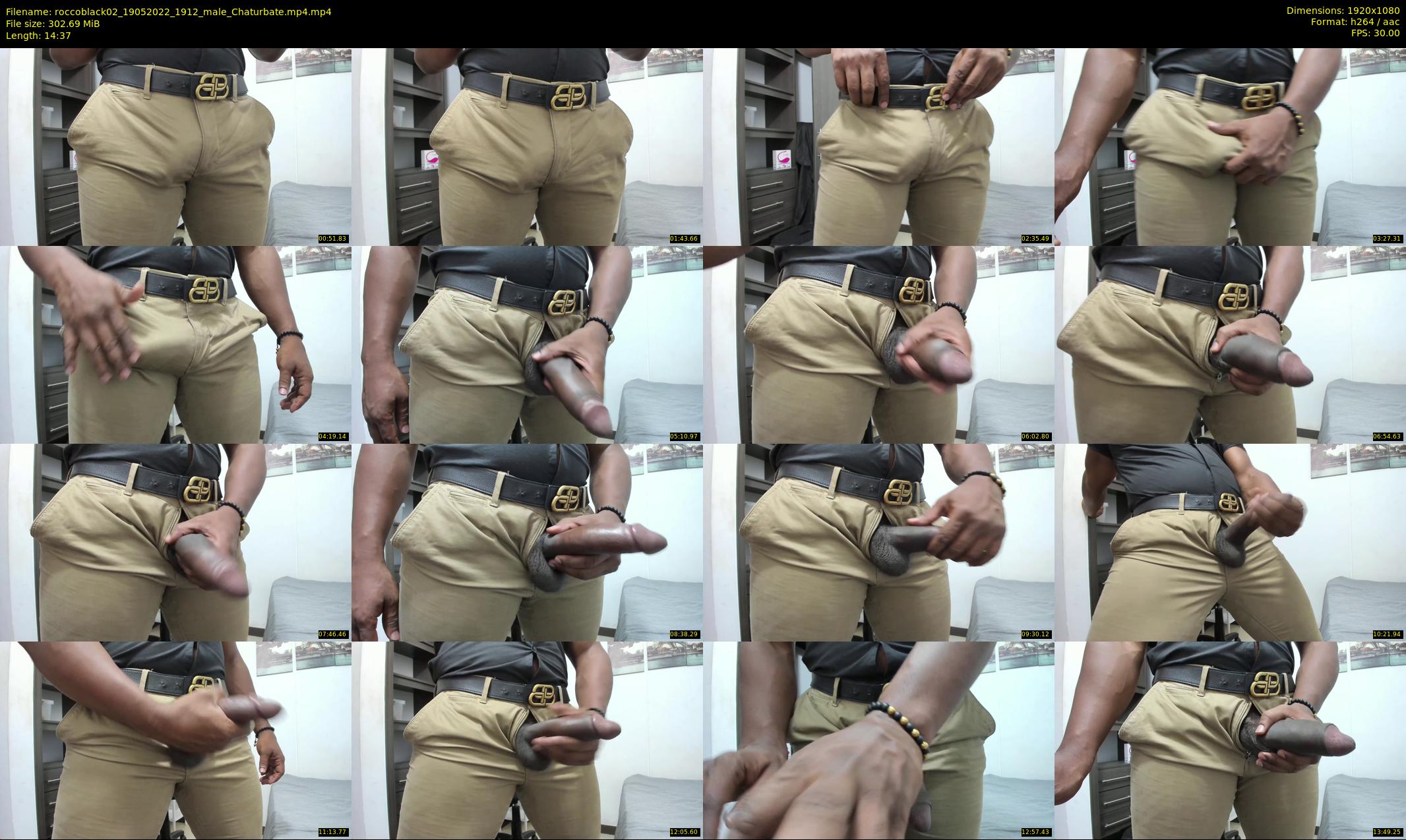 roccoblack02 — 15 minute Chaturbate male cam show recording, 1080p, May 19, 2022