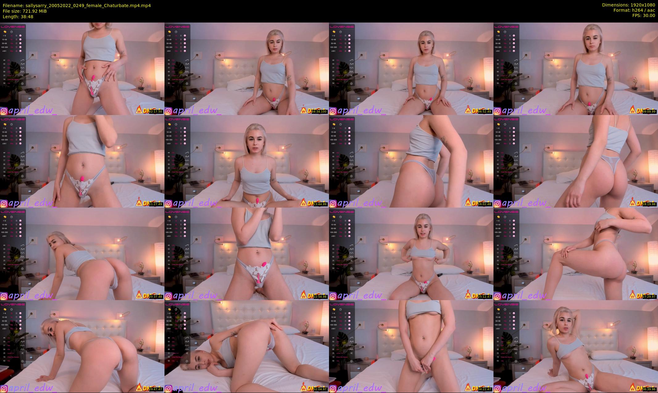 sallysarry — 39 minute Chaturbate couple cam show recording, 1080p, May 20, 2022