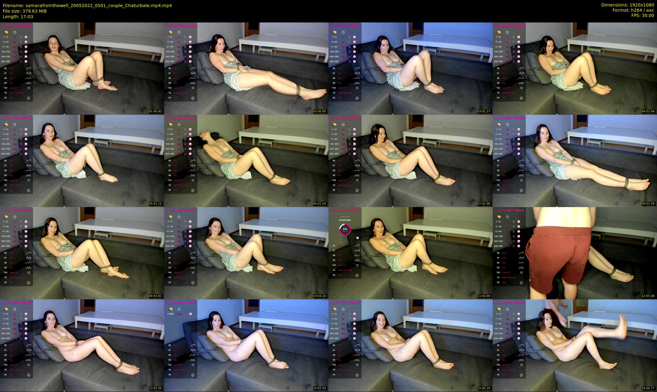 samarafromthewell — 18 minute Chaturbate female cam show recording, 1080p, May 20, 2022