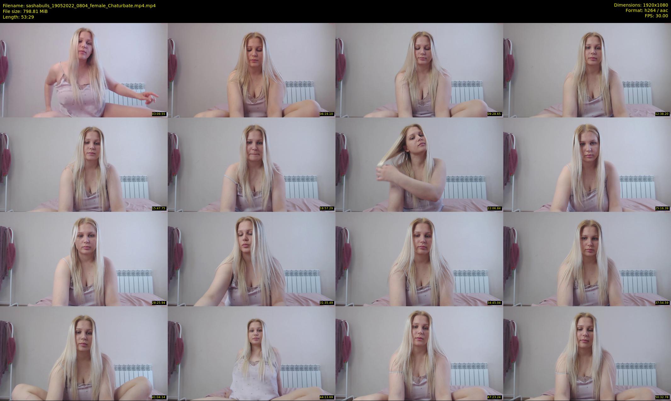 sashabulls — 54 minute Chaturbate couple cam show recording, 1080p, May 19, 2022