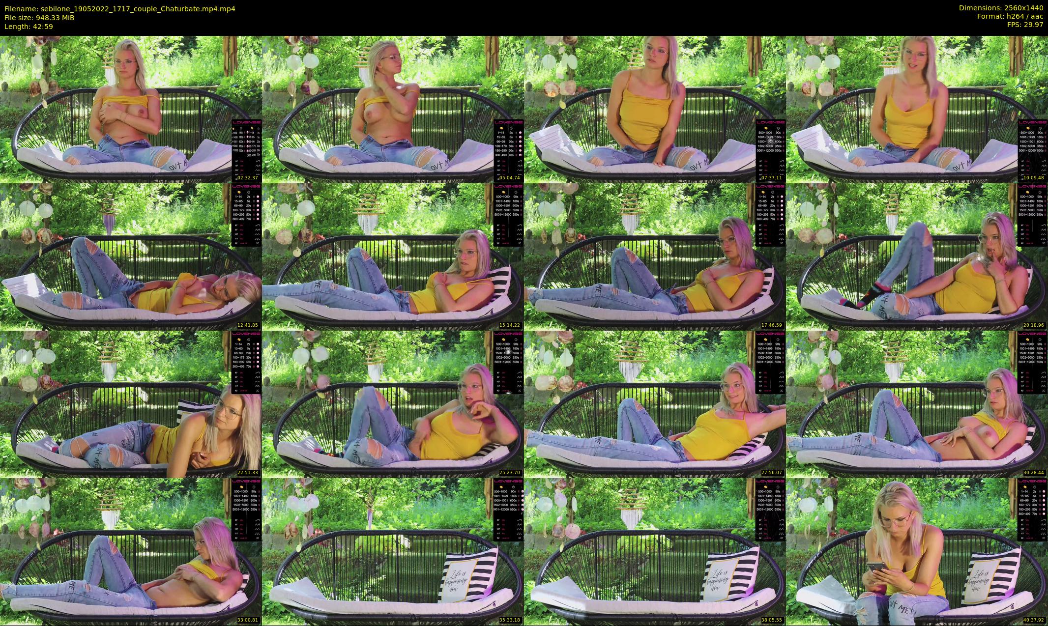 sebilone — 43 minute Chaturbate couple cam show recording, 1080p, May 19, 2022