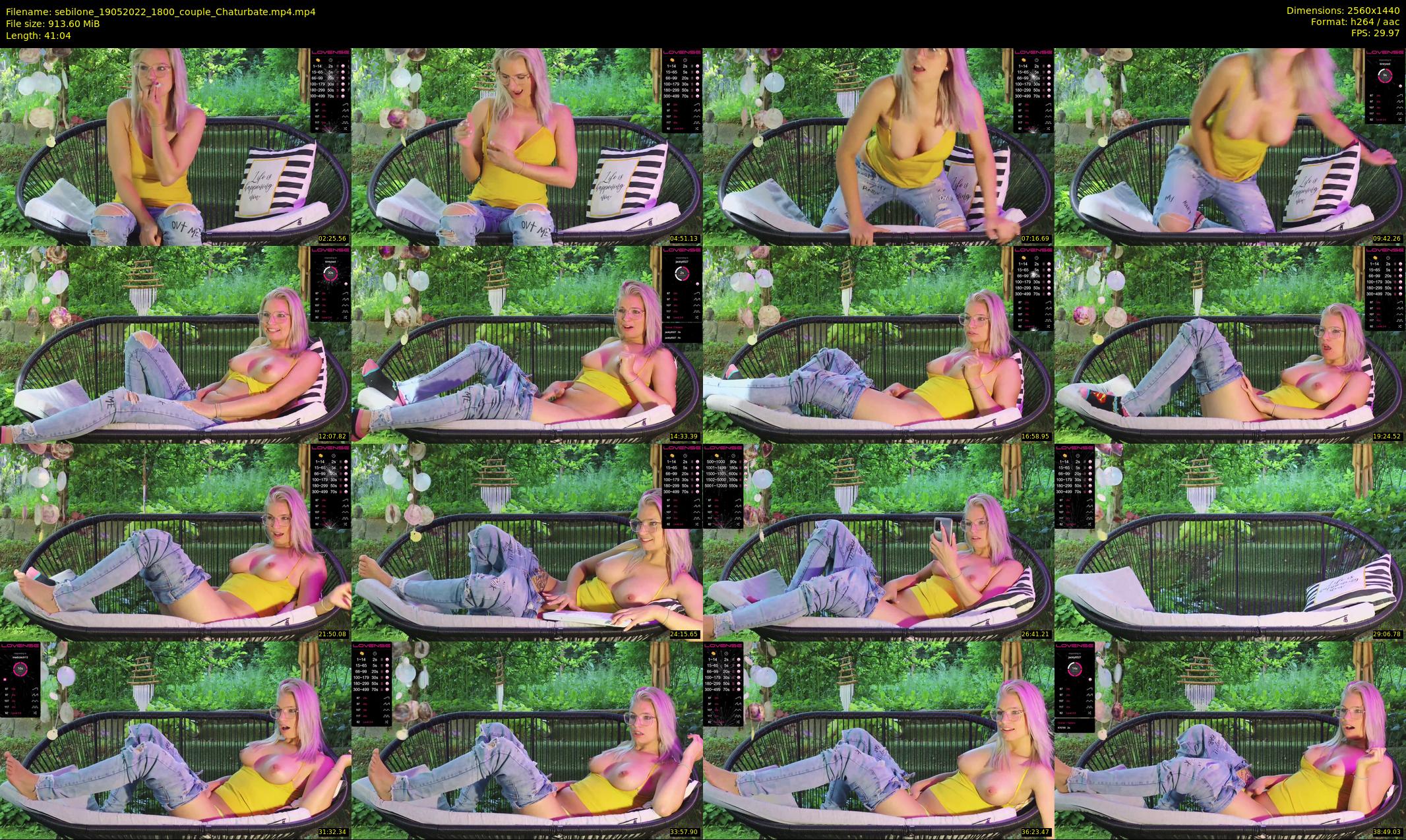 sebilone — 42 minute Chaturbate couple cam show recording, 1080p, May 19, 2022