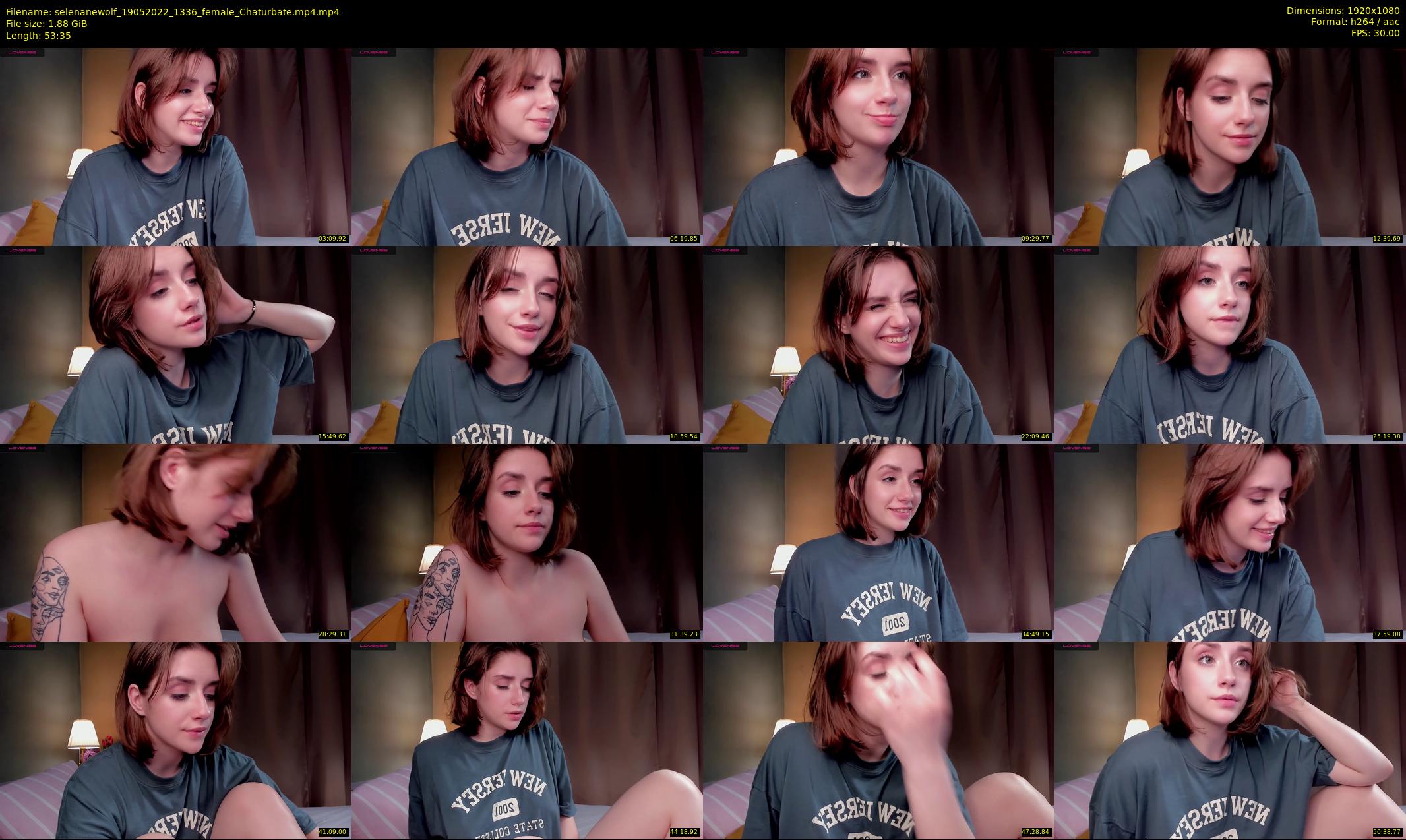 selenanewolf — 54 minute Chaturbate couple cam show recording, 1080p, May 19, 2022
