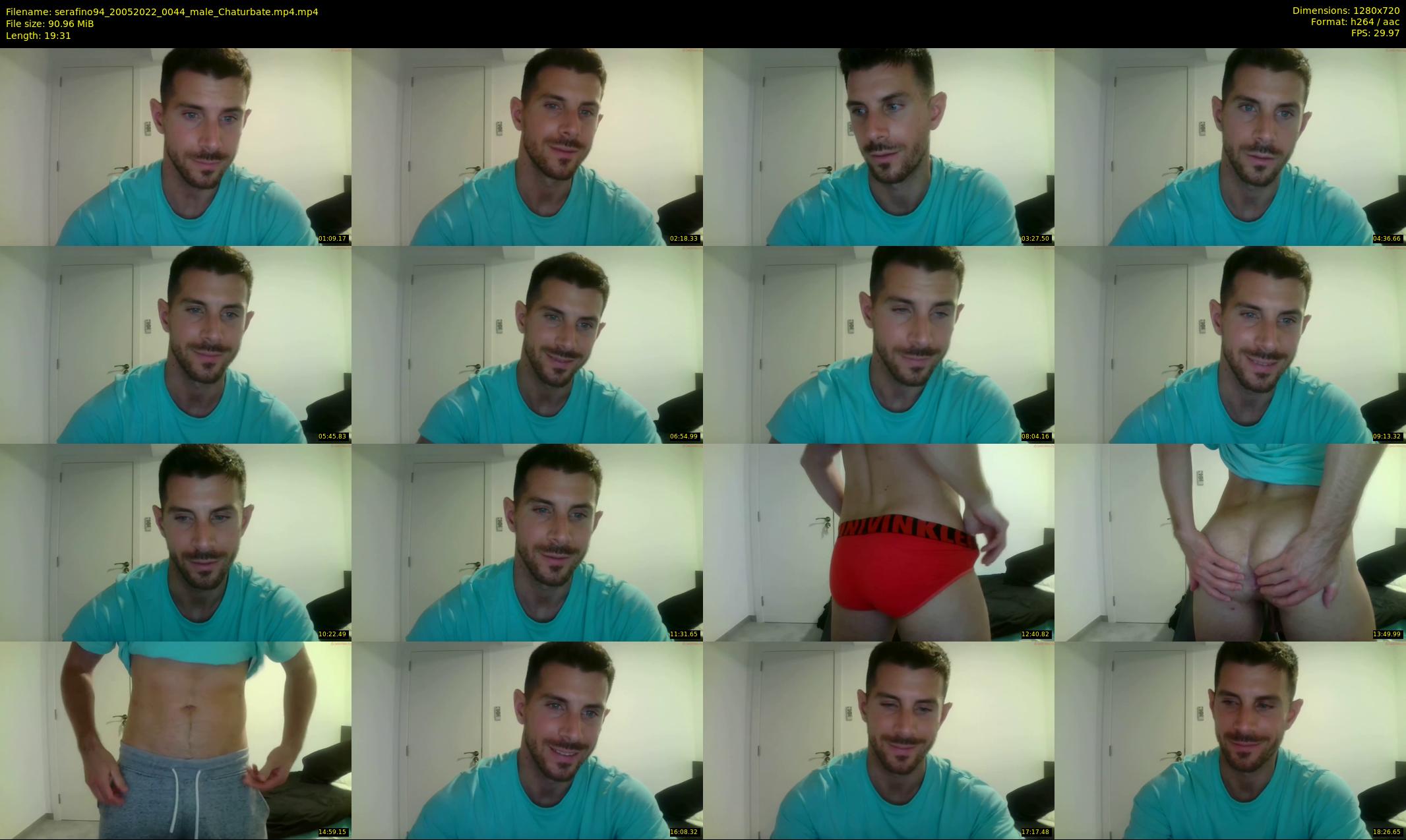 serafino94 — 20 minute Chaturbate male cam show recording, 720p, May 20, 2022