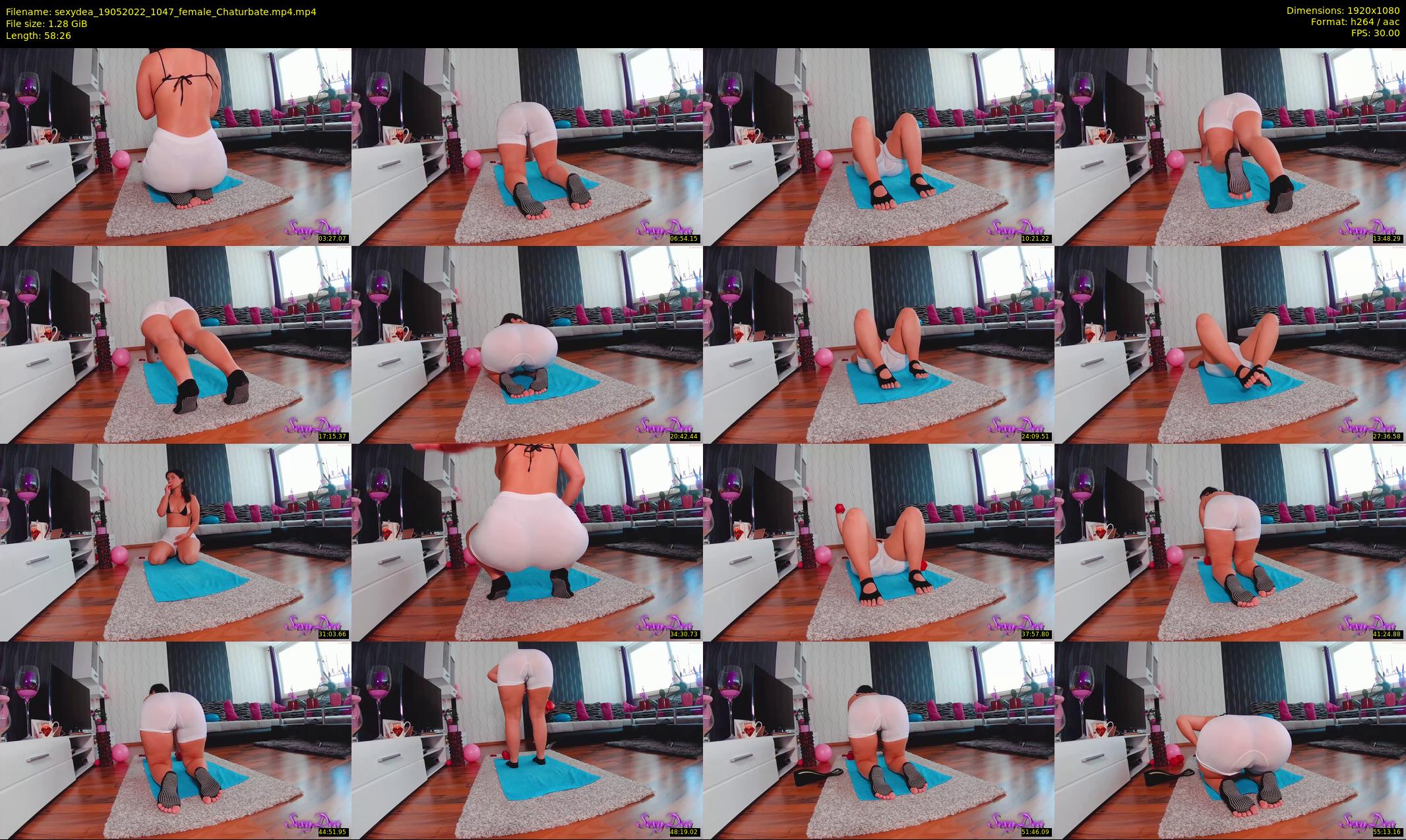 sexydea — 59 minute Chaturbate female cam show recording, 1080p, May 19, 2022