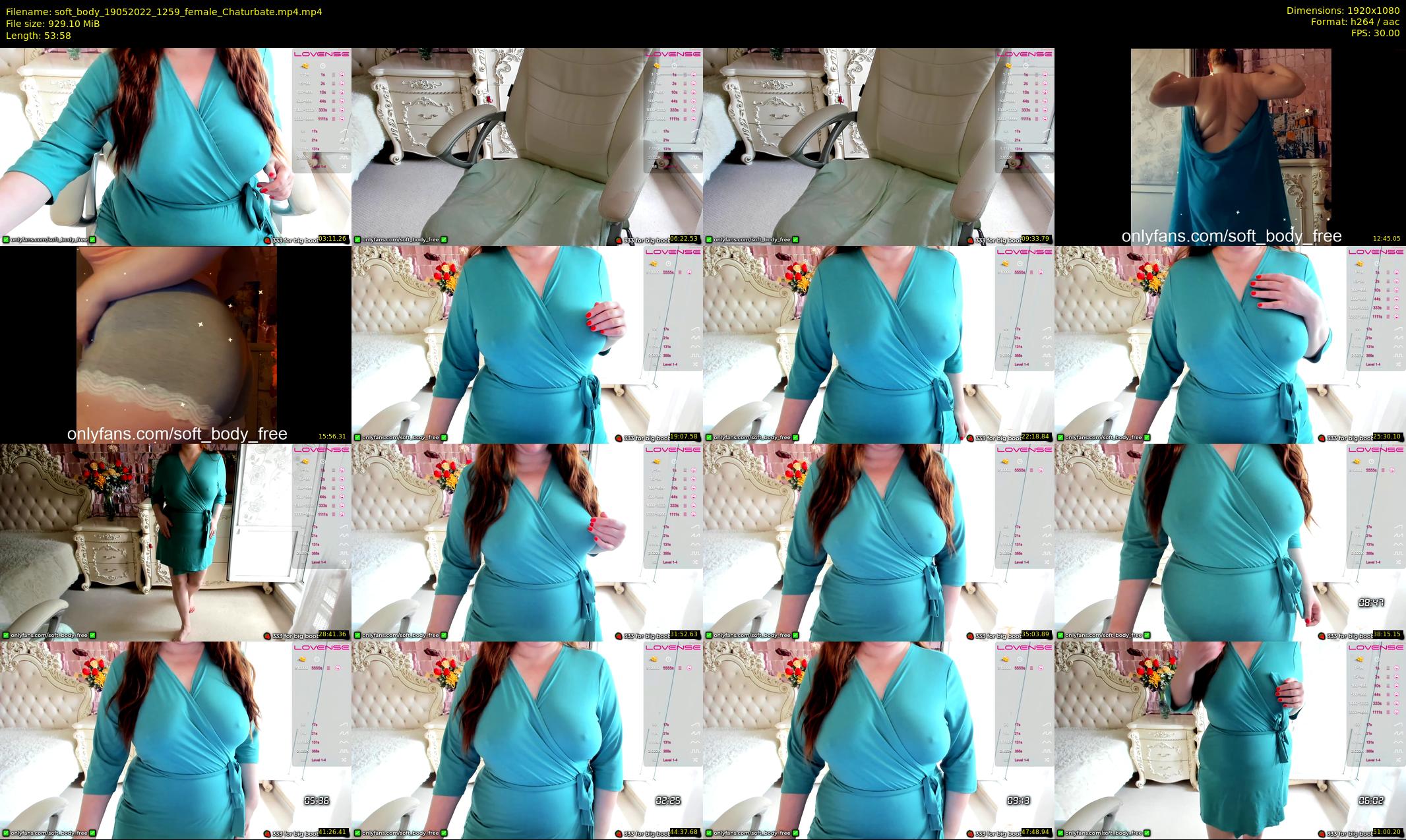 soft_body — 54 minute Chaturbate female cam show recording, 1080p, May 19, 2022