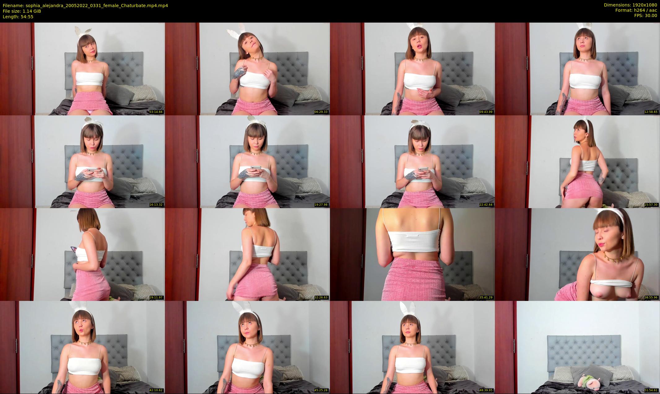 sophia_alejandra — 55 minute Chaturbate female cam show recording, 1080p, May 20, 2022