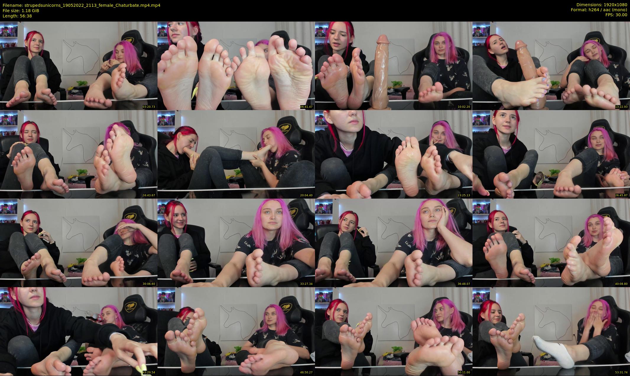 strupedsunicorns — 57 minute Chaturbate couple cam show recording, 1080p, May 19, 2022