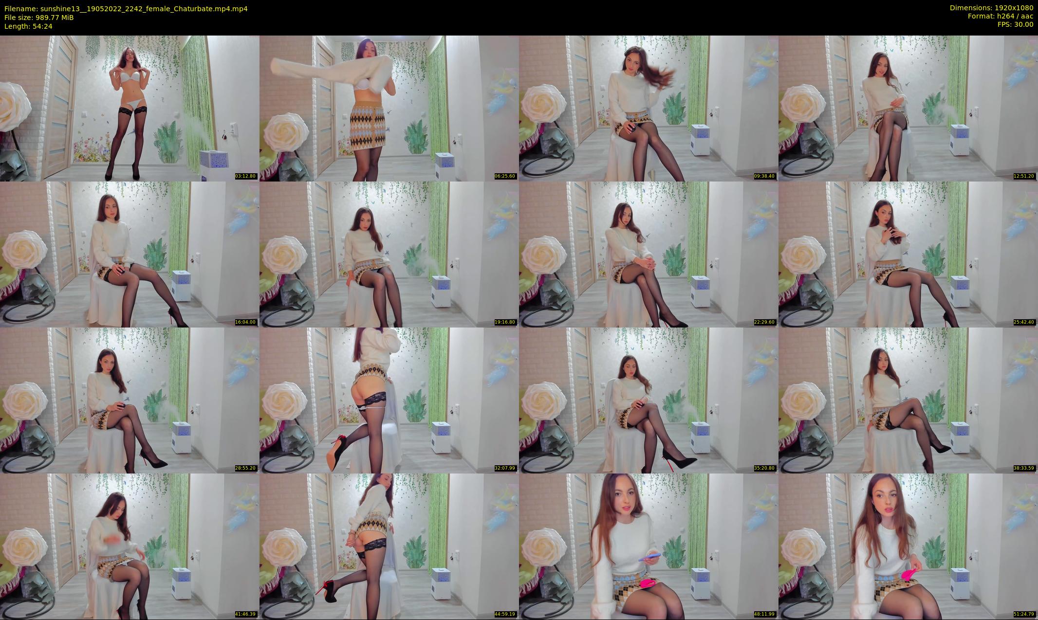 sunshine13_ — 55 minute Chaturbate female cam show recording, 1080p, May 19, 2022