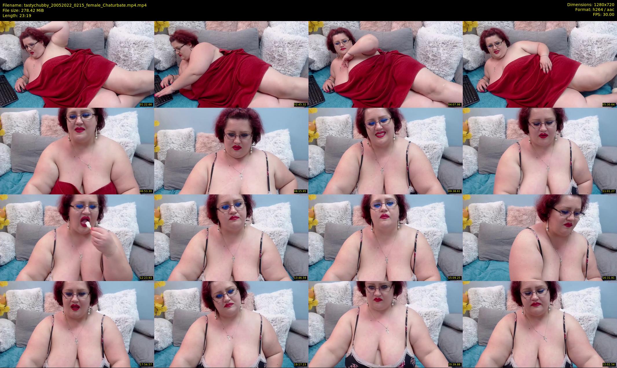 tastychubby — 24 minute Chaturbate female cam show recording, 720p, May 20, 2022