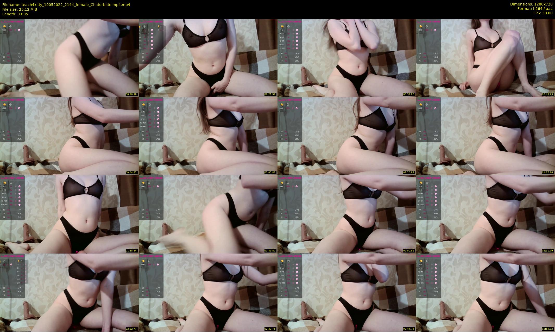 teach4kitty — 4 minute Chaturbate couple cam show recording, 720p, May 19, 2022