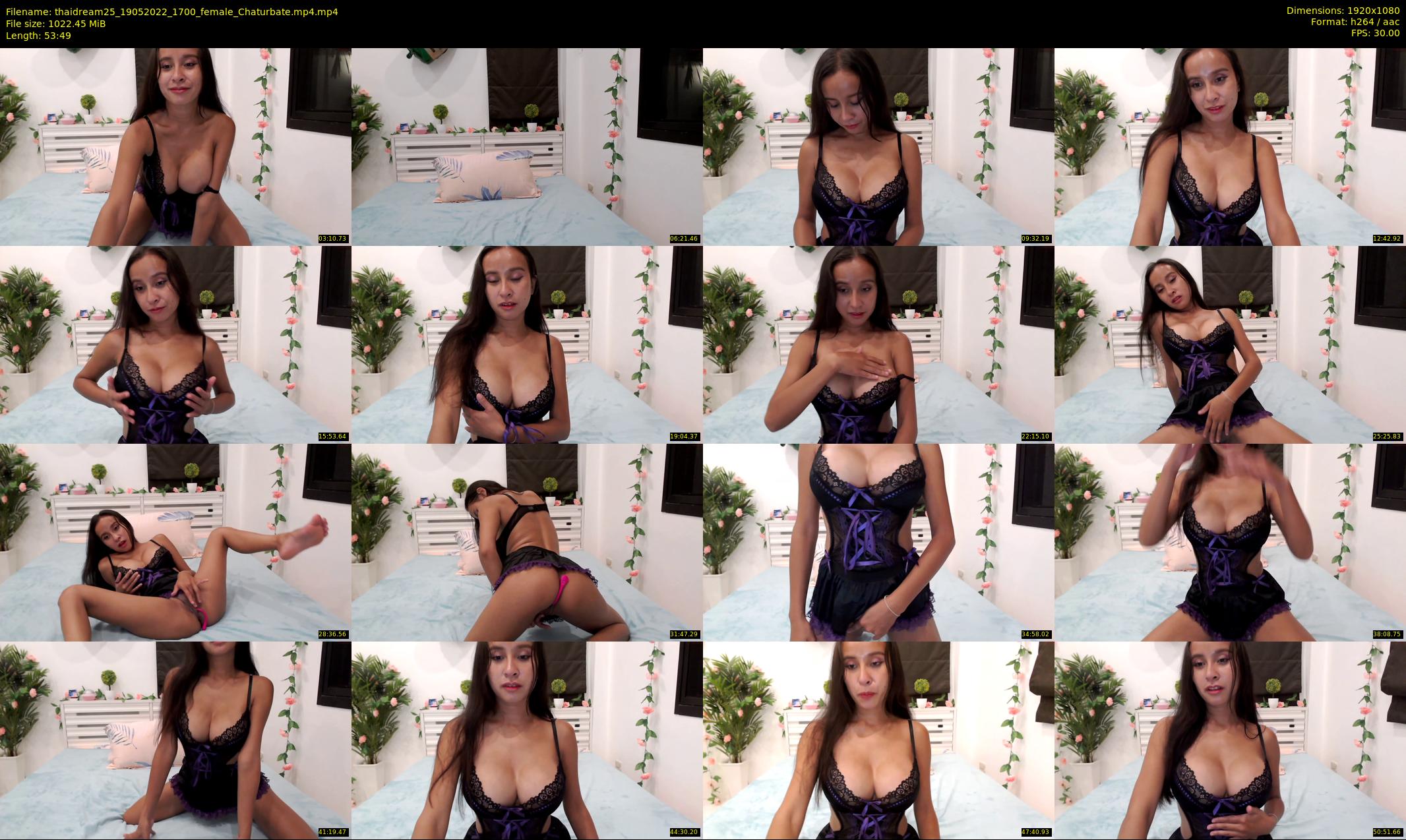 thaidream25 — 54 minute Chaturbate female cam show recording, 1080p, May 19, 2022