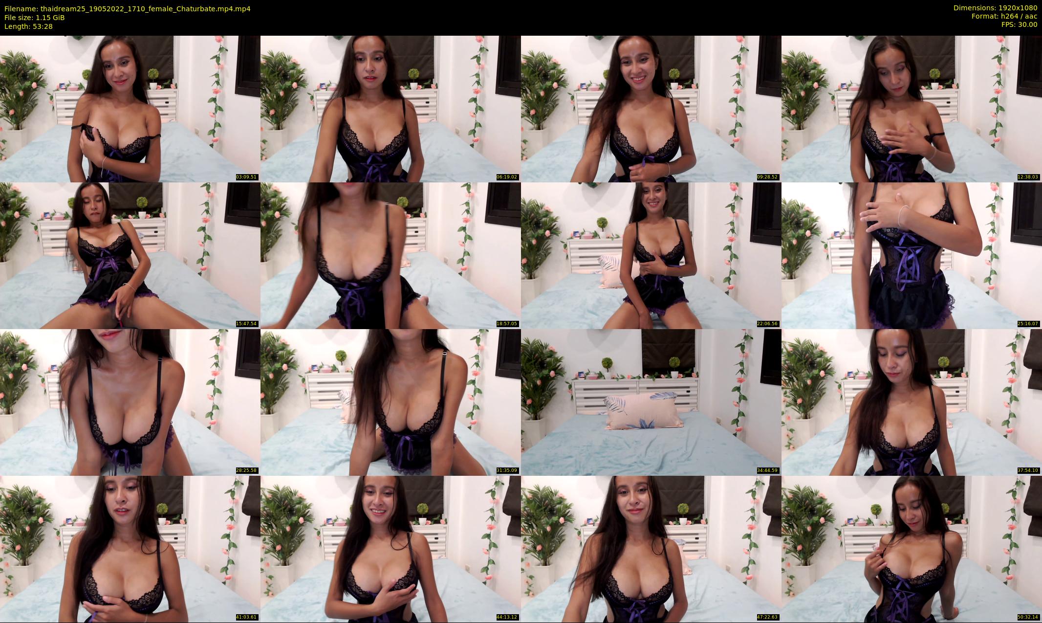 thaidream25 — 54 minute Chaturbate female cam show recording, 1080p, May 19, 2022
