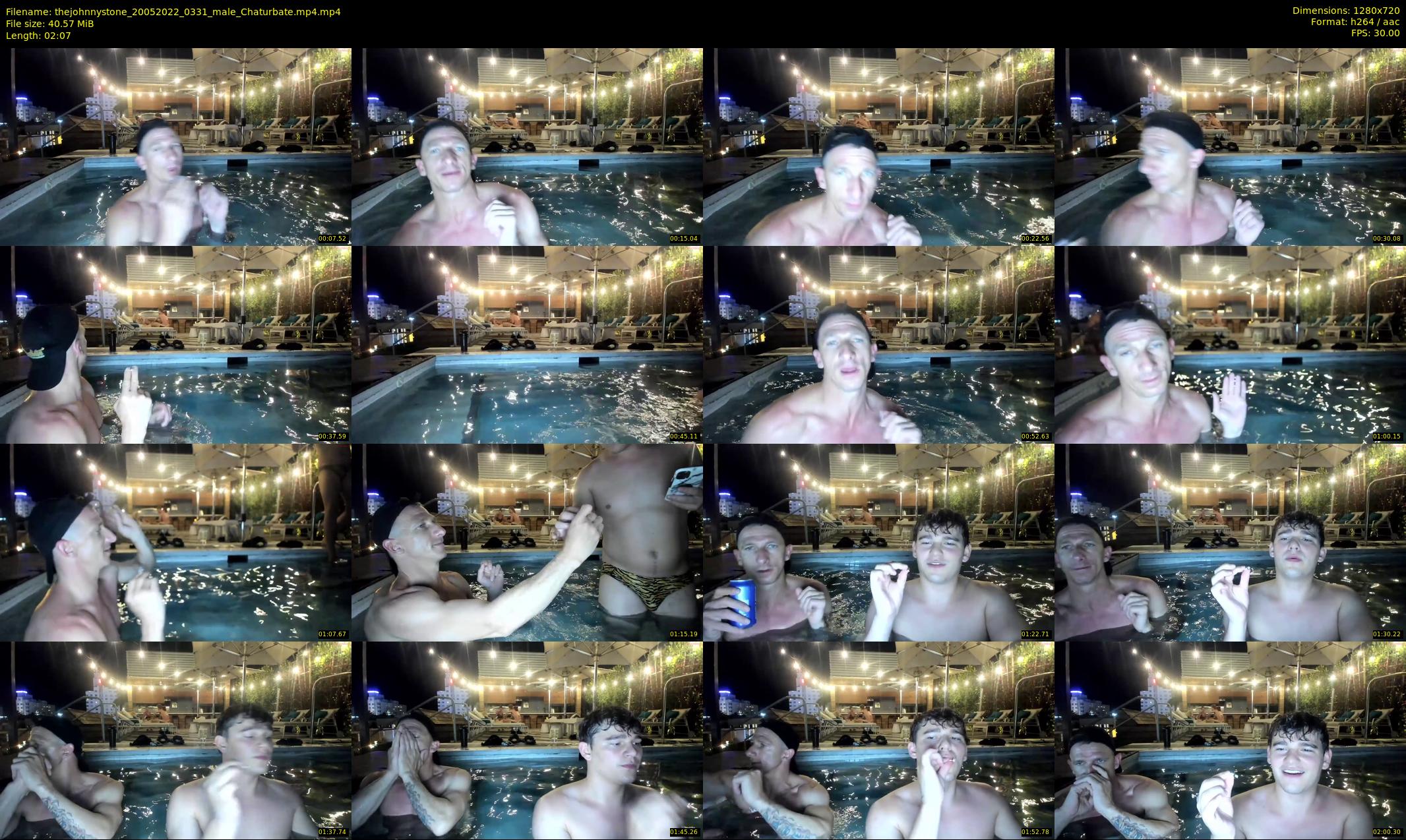 thejohnnystone — 3 minute Chaturbate male cam show recording, 720p, May 20, 2022