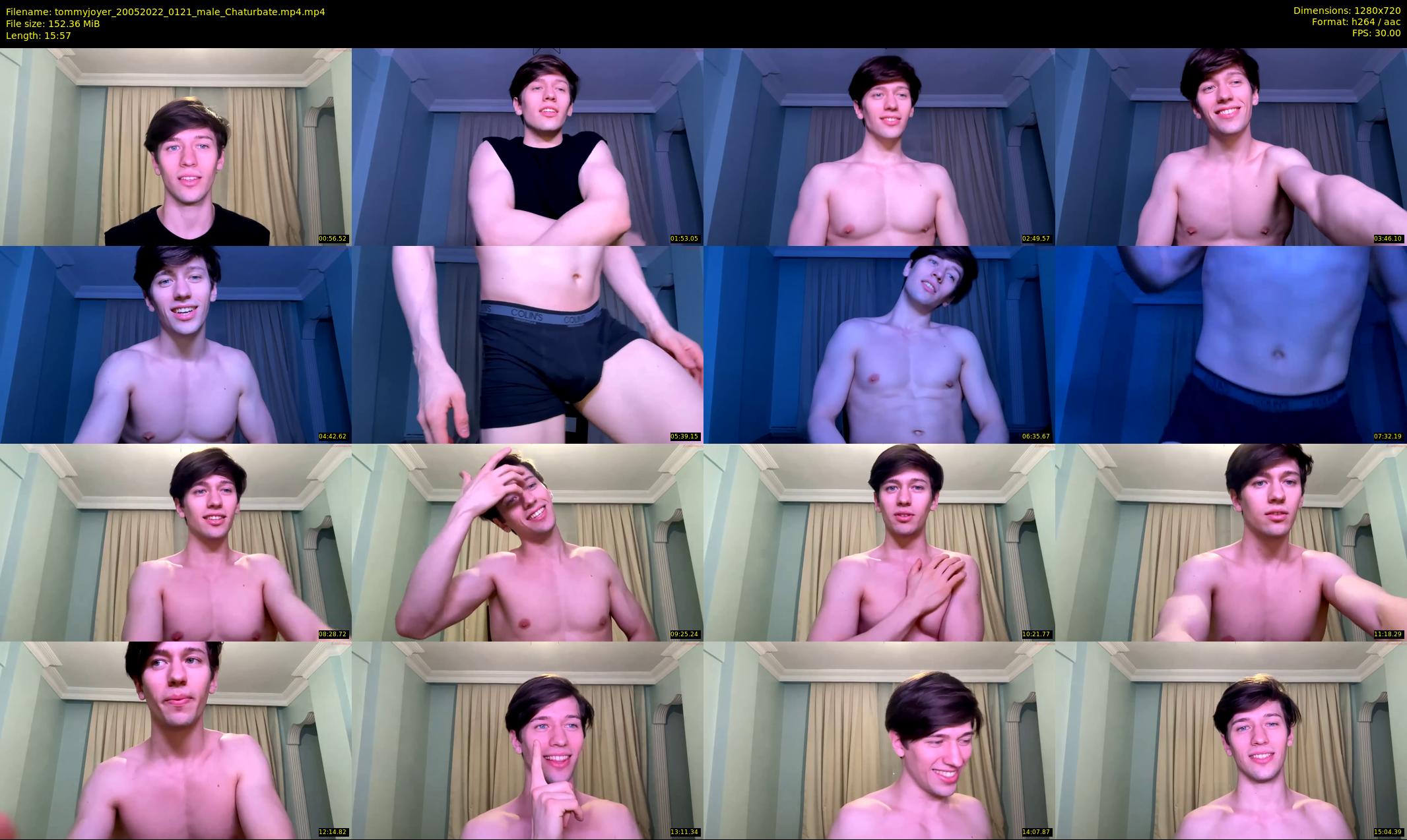 tommyjoyer — 16 minute Chaturbate male cam show recording, 720p, May 20, 2022