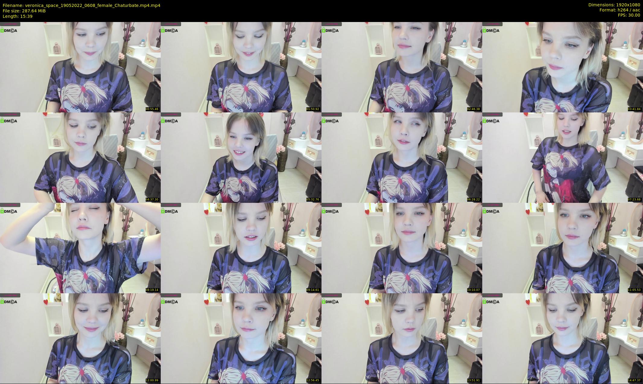 veronica_space — 16 minute Chaturbate female cam show recording, 1080p, May 19, 2022