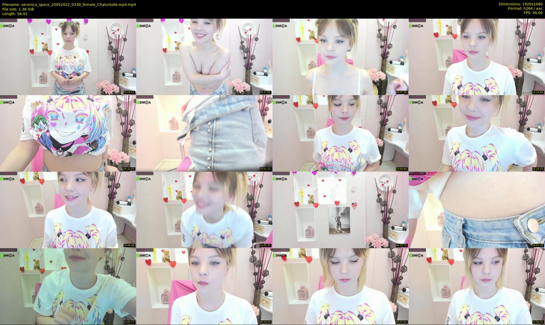 veronica_space — 57 minute Chaturbate female cam show recording, 1080p, May 20, 2022