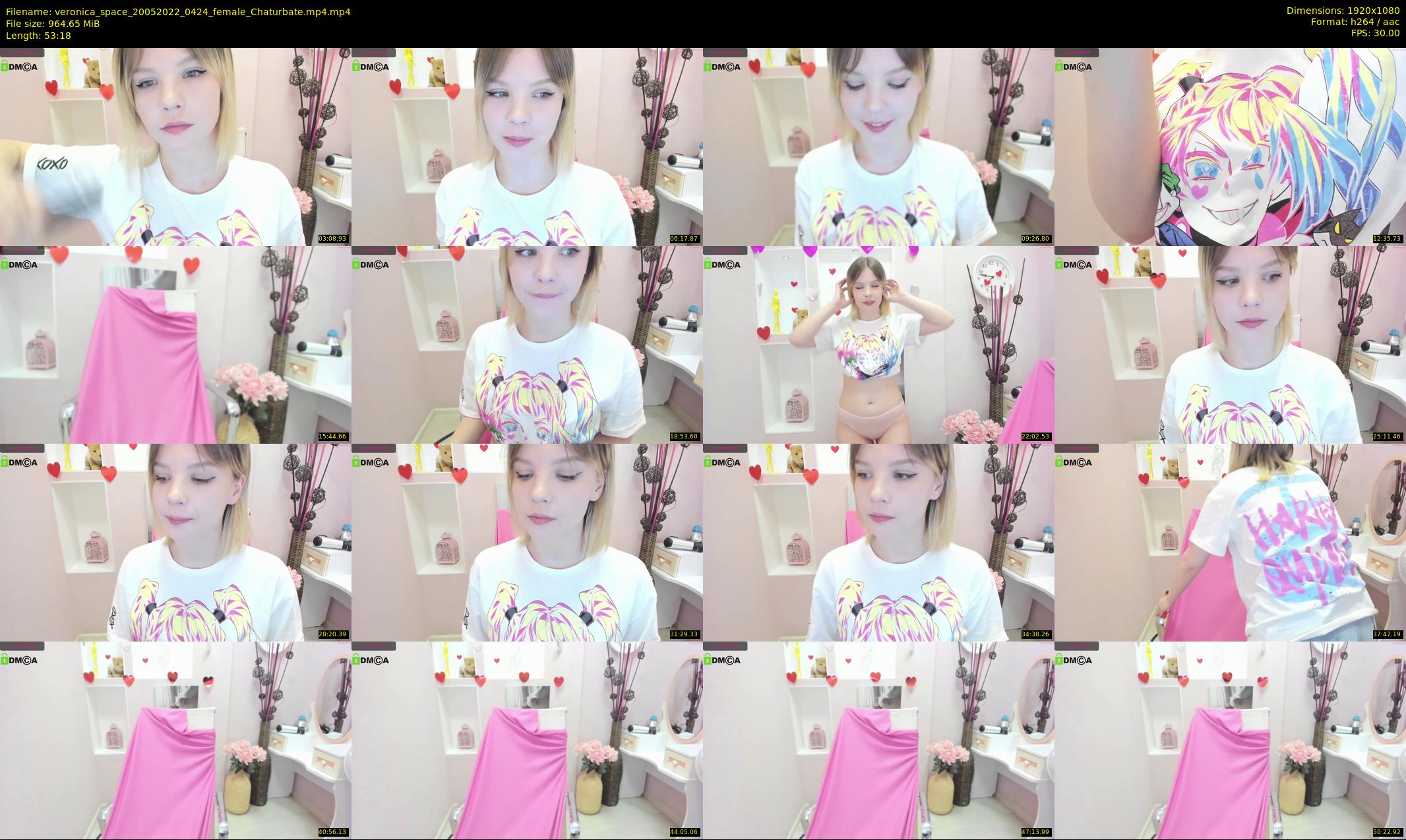 veronica_space — 54 minute Chaturbate female cam show recording, 1080p, May 20, 2022