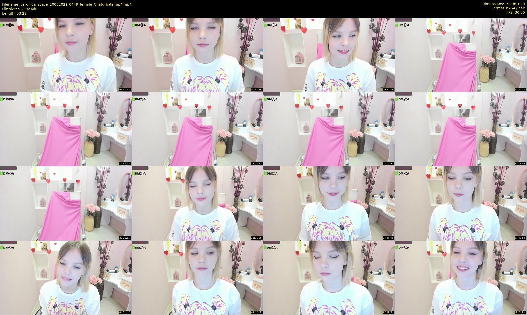 veronica_space — 54 minute Chaturbate female cam show recording, 1080p, May 20, 2022