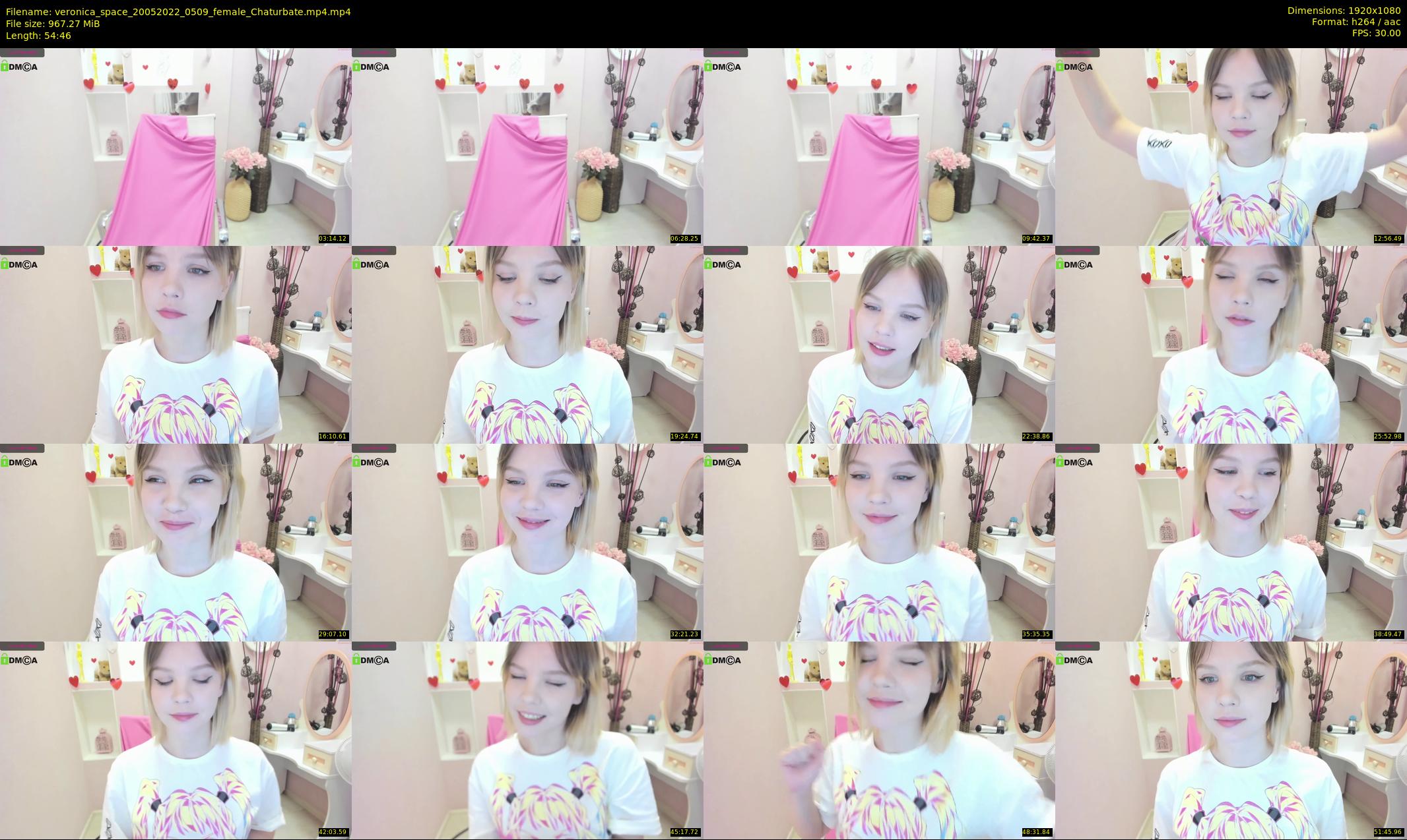 veronica_space — 55 minute Chaturbate female cam show recording, 1080p, May 20, 2022
