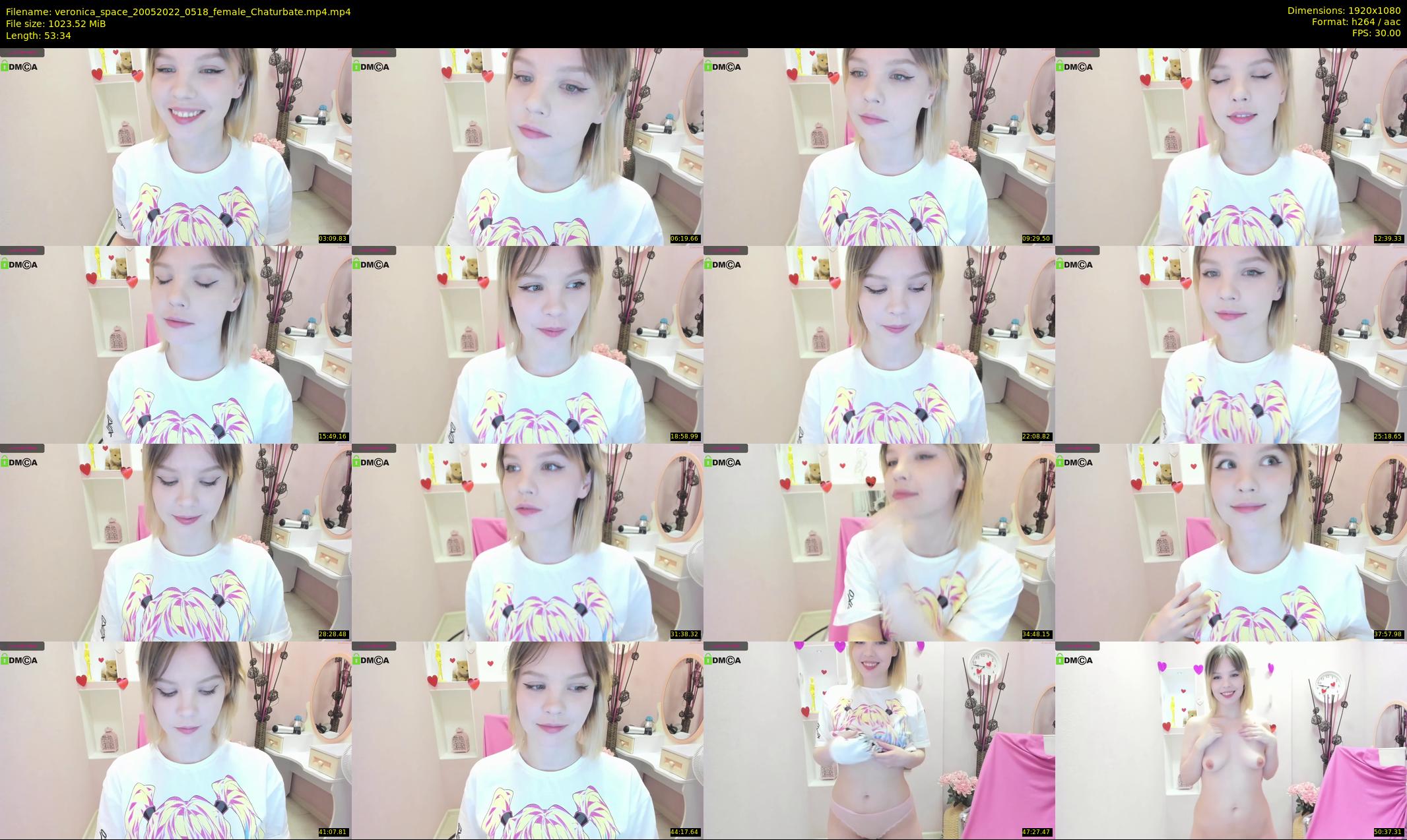 veronica_space — 54 minute Chaturbate female cam show recording, 1080p, May 20, 2022