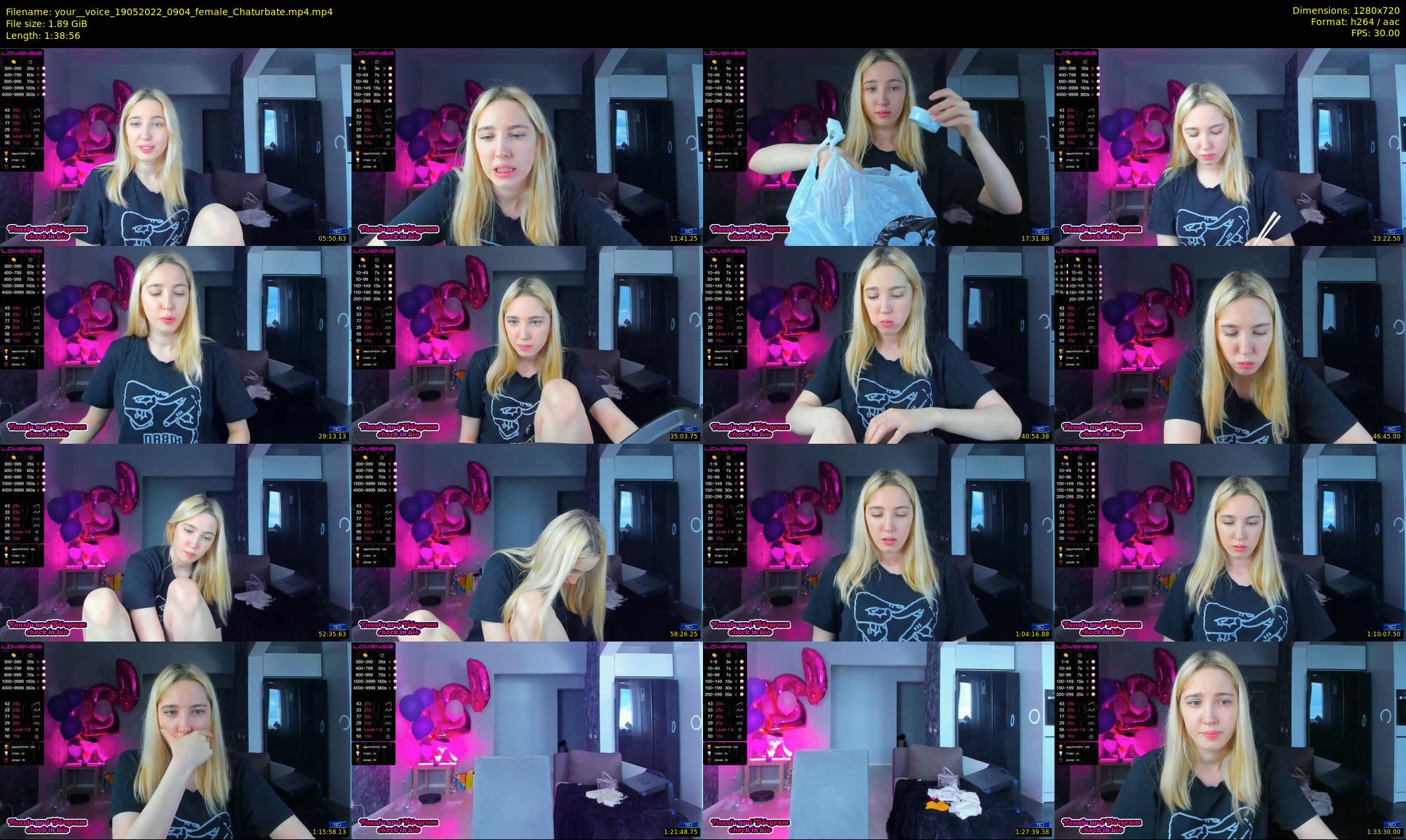 your__voice — 99 minute Chaturbate female cam show recording, 720p, May 19, 2022