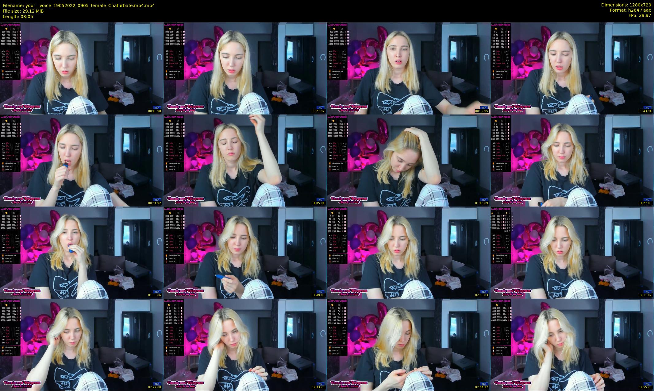 your__voice — 4 minute Chaturbate female cam show recording, 720p, May 19, 2022