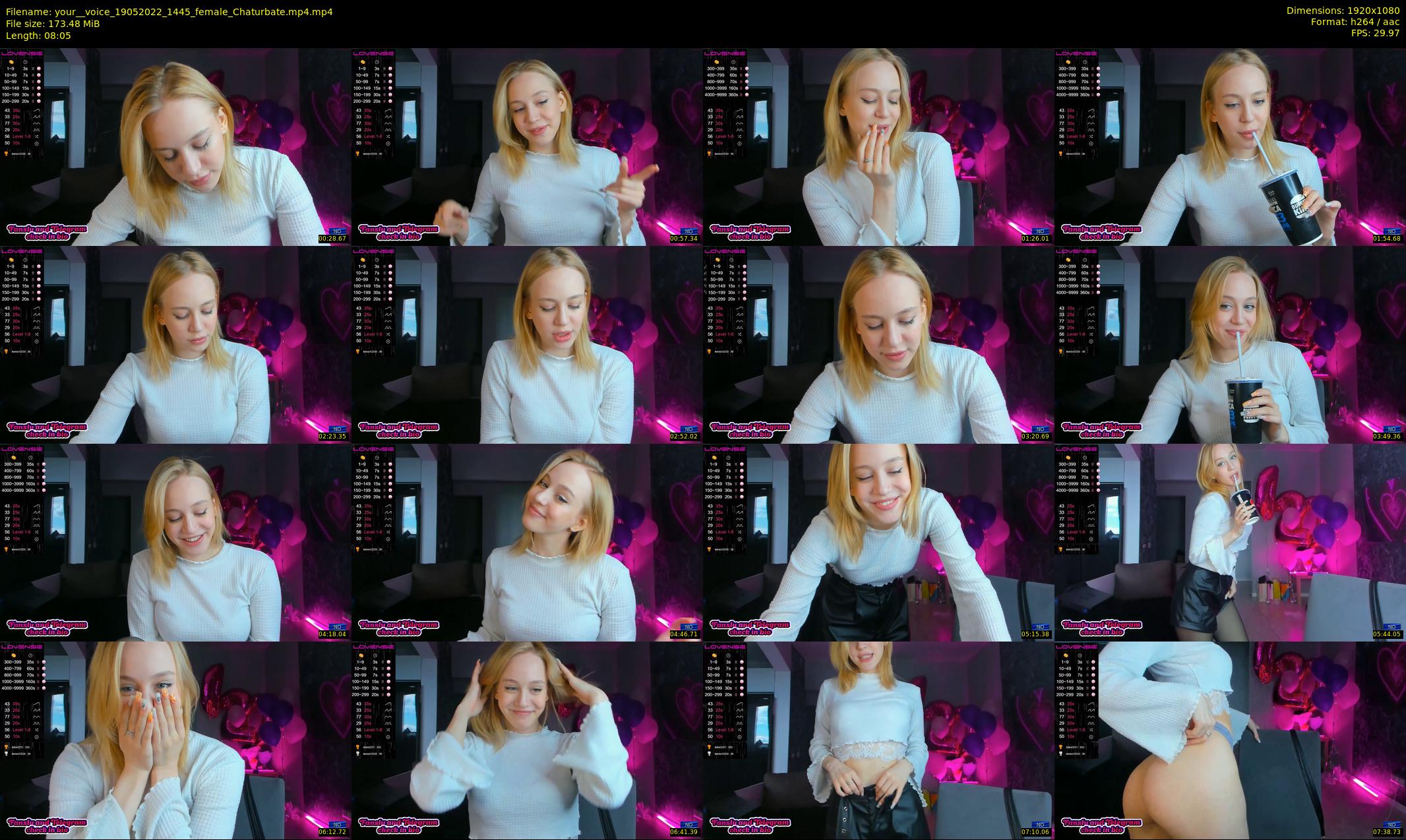 your__voice — 9 minute Chaturbate female cam show recording, 1080p, May 19, 2022