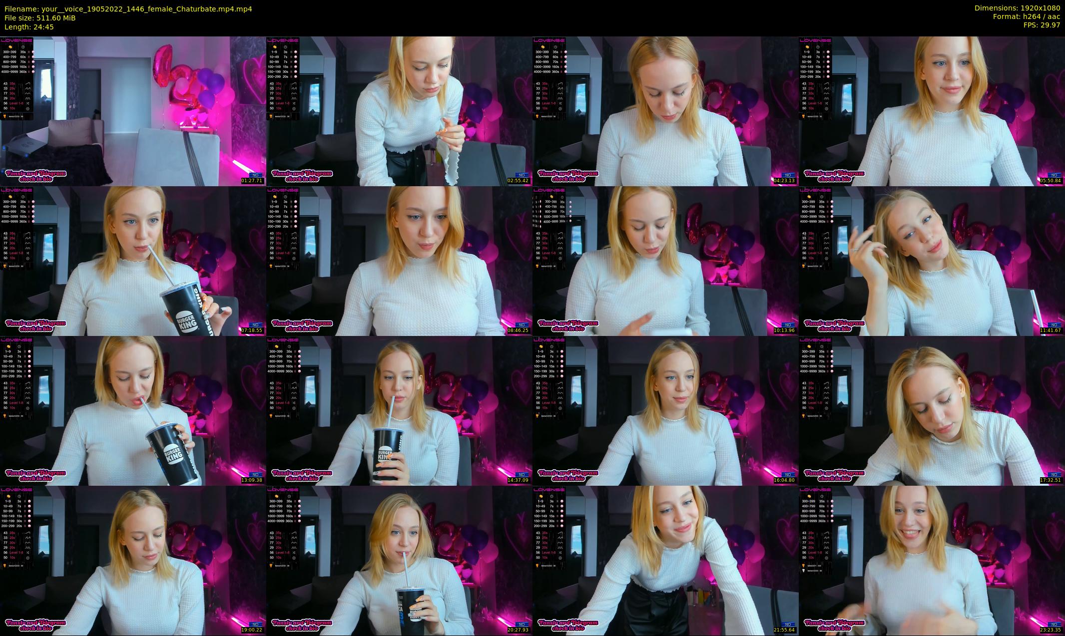 your__voice — 25 minute Chaturbate female cam show recording, 1080p, May 19, 2022