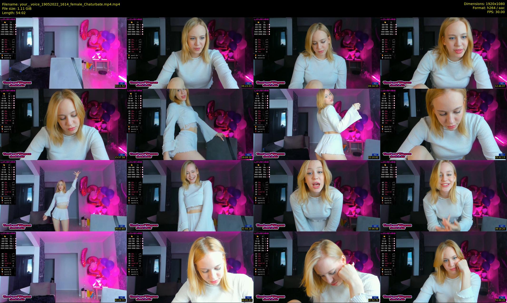 your__voice — 55 minute Chaturbate female cam show recording, 1080p, May 19, 2022