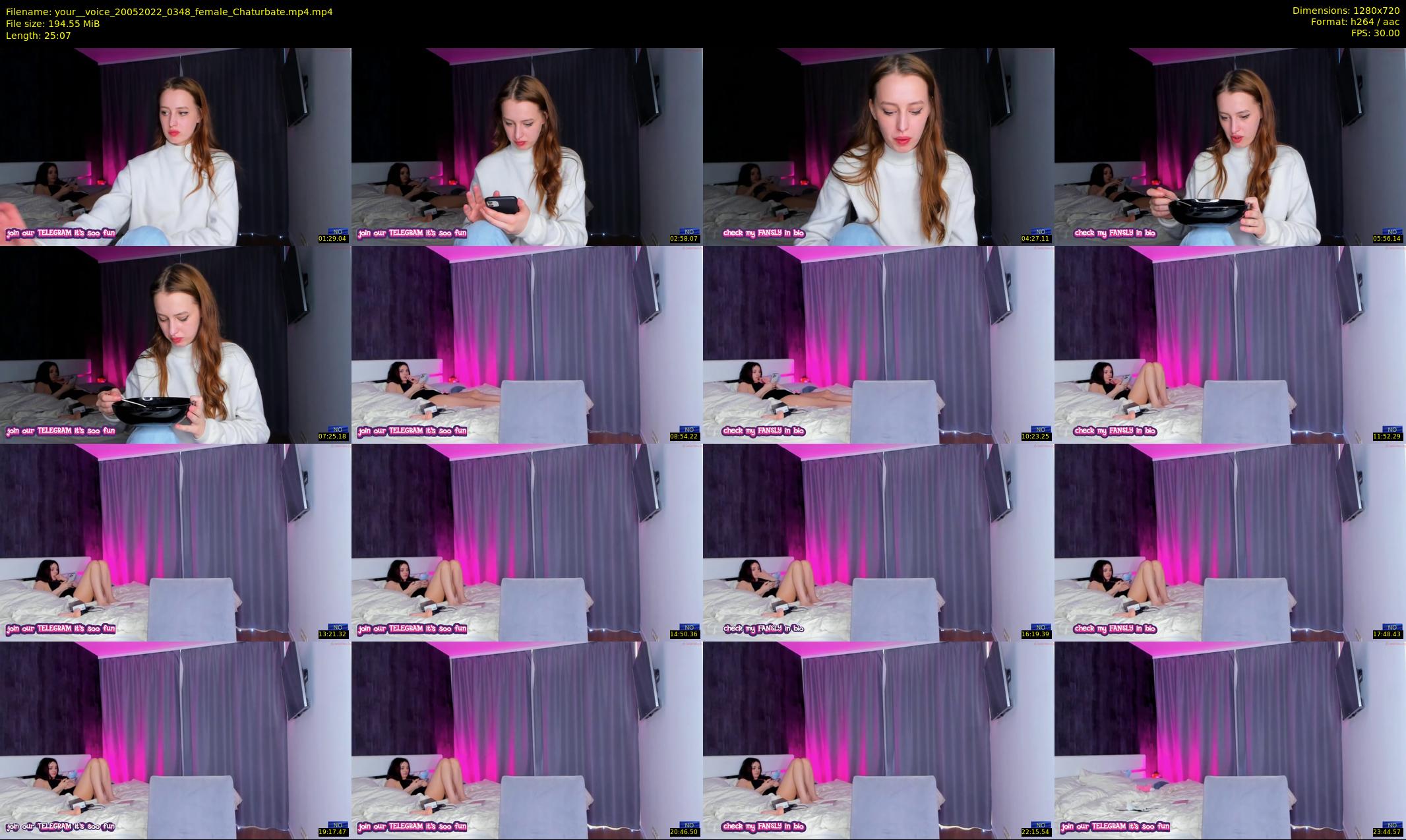 your__voice — 26 minute Chaturbate female cam show recording, 720p, May 20, 2022