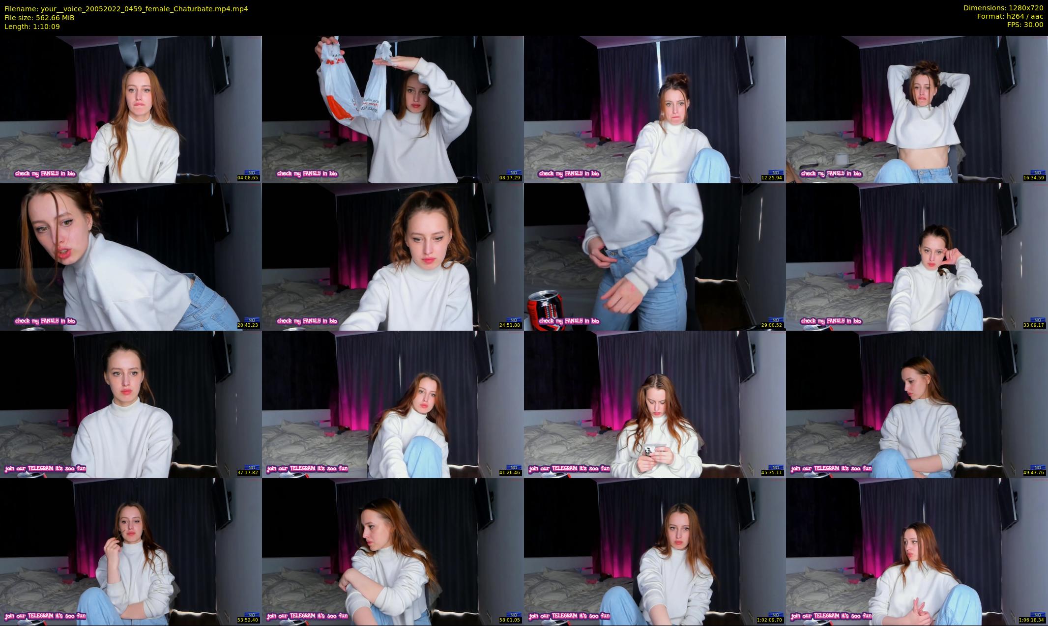 your__voice — 71 minute Chaturbate female cam show recording, 720p, May 20, 2022