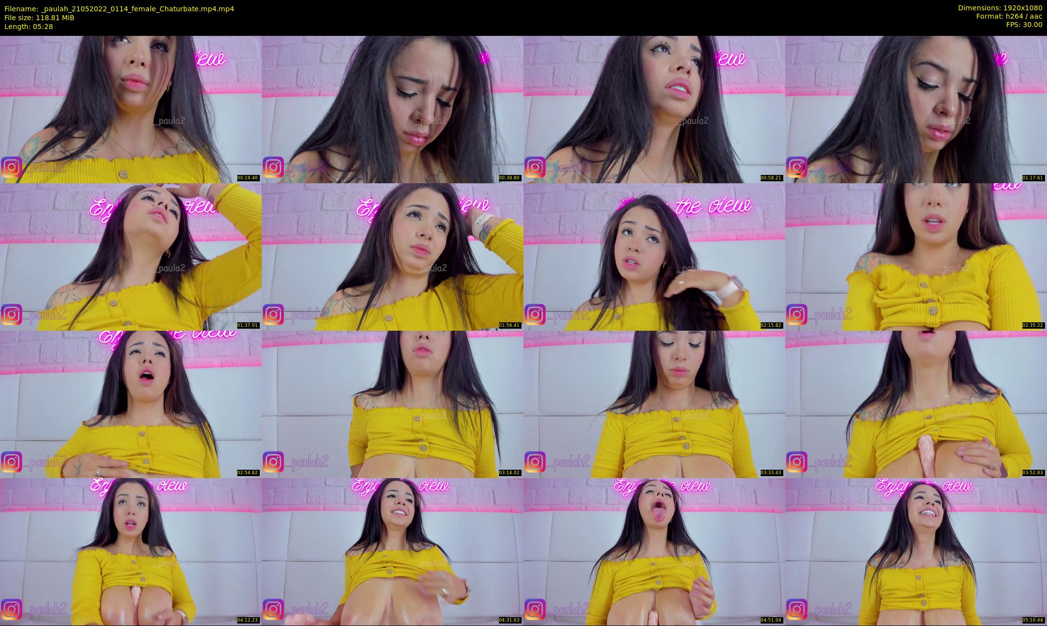 _paulah — 6 minute Chaturbate female cam show recording, 1080p, May 21, 2022