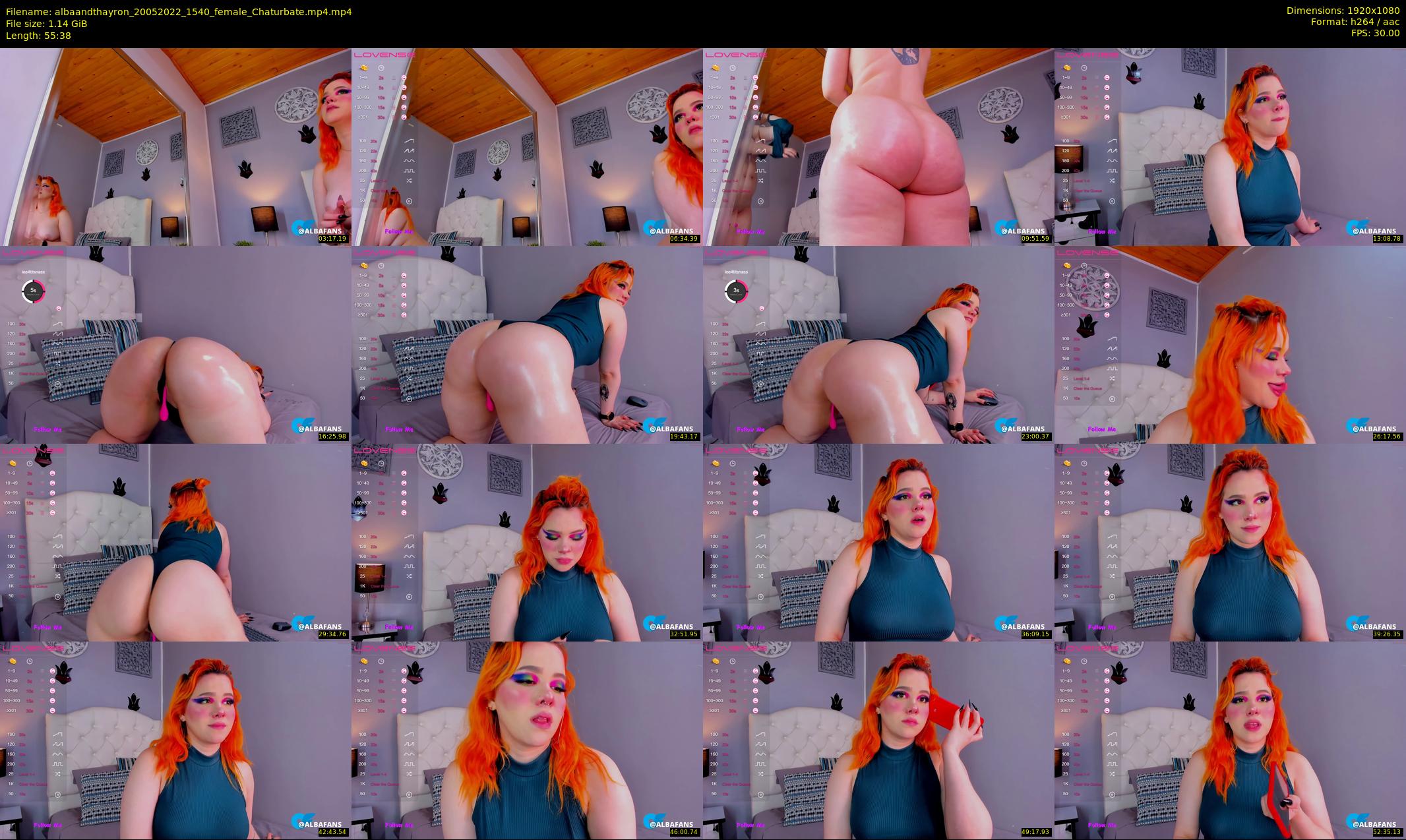 albaandthayron — 56 minute Chaturbate couple cam show recording, 1080p, May 20, 2022
