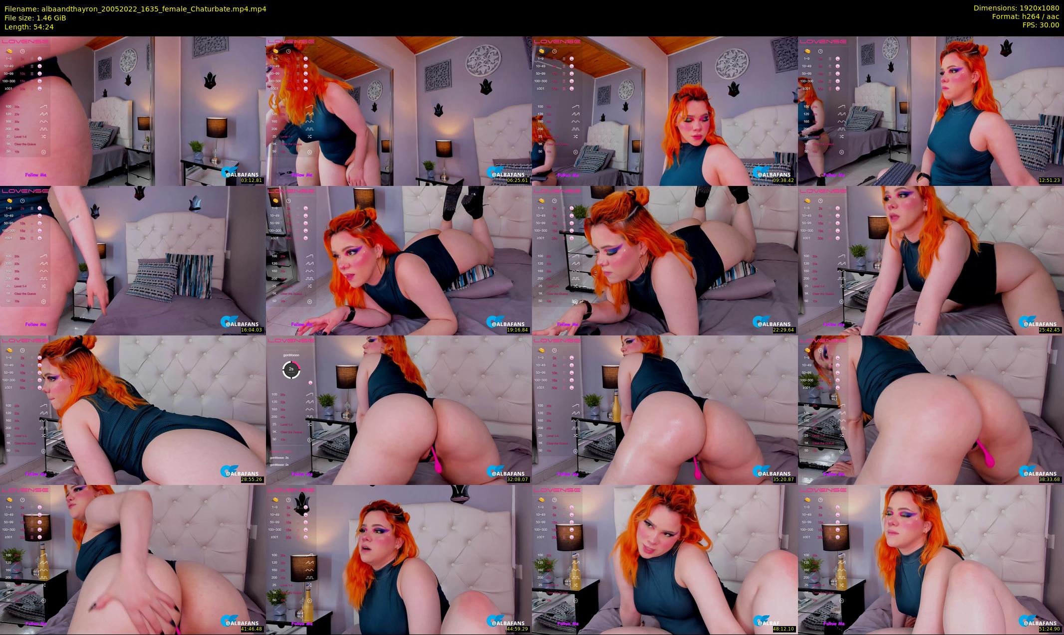 albaandthayron — 55 minute Chaturbate couple cam show recording, 1080p, May 20, 2022