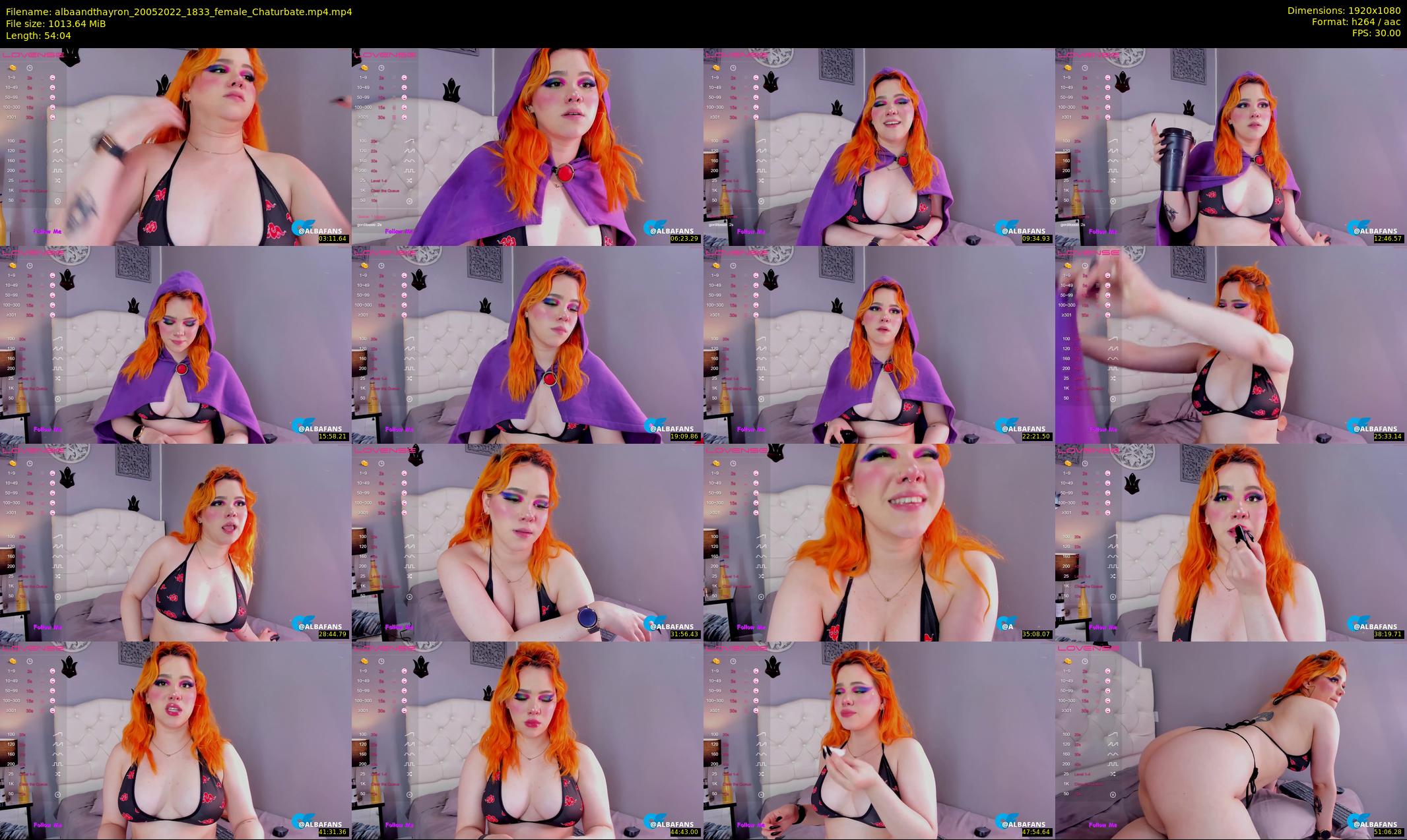 albaandthayron — 55 minute Chaturbate couple cam show recording, 1080p, May 20, 2022