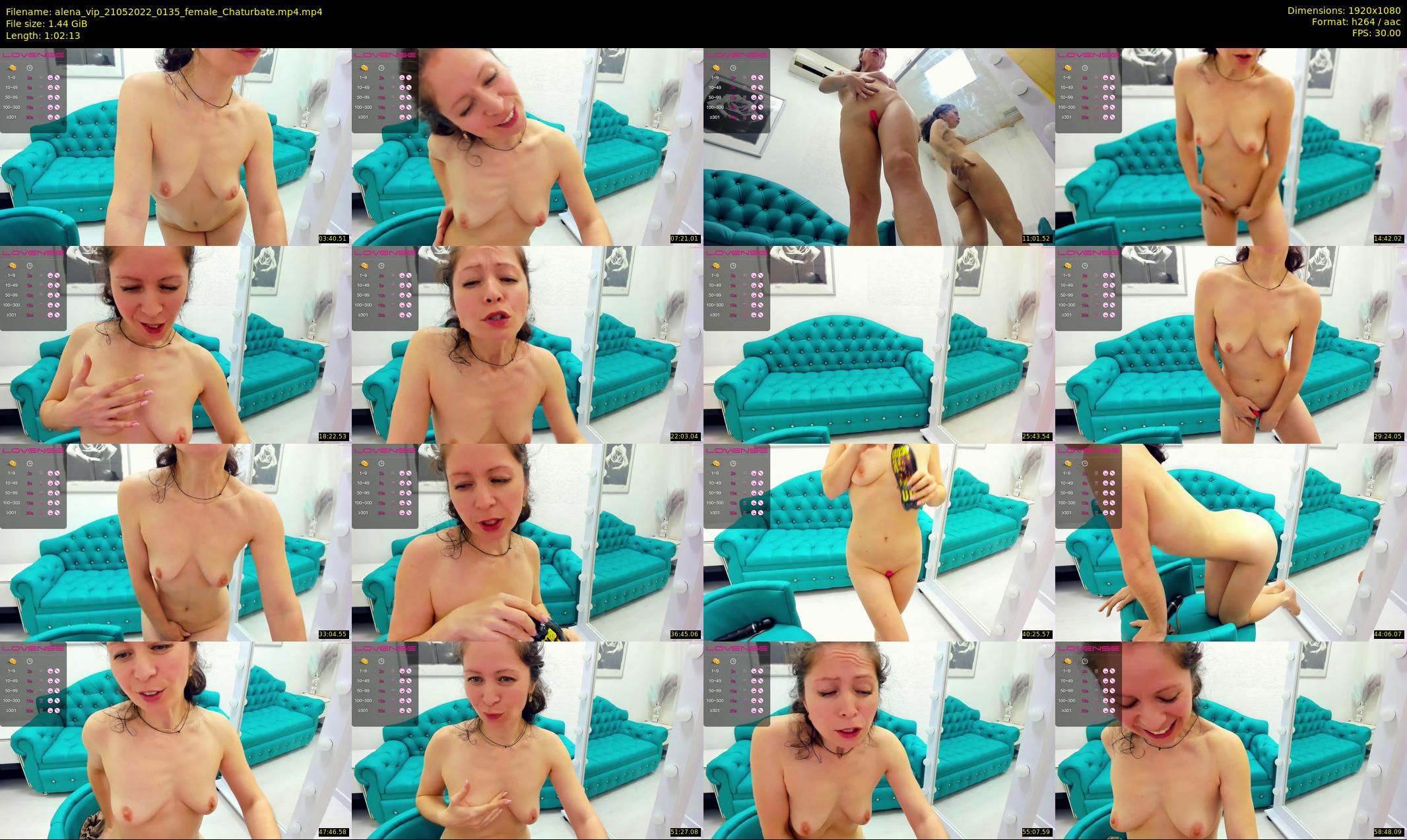 alena_vip — 63 minute Chaturbate female cam show recording, 1080p, May 21, 2022