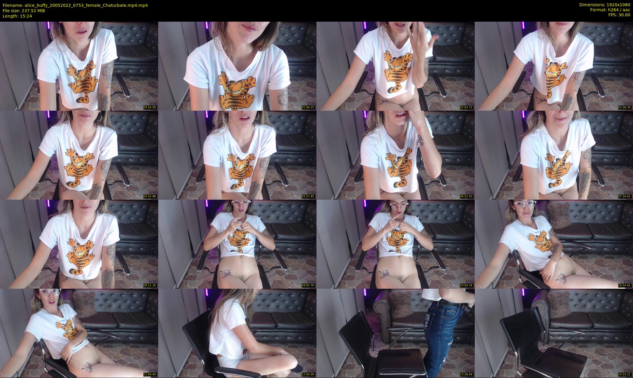 alice_buffy — 16 minute Chaturbate female cam show recording, 1080p, May 20, 2022