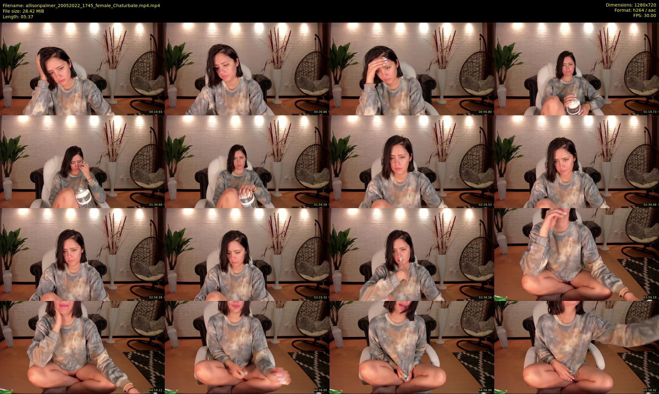 allisonpalmer — 6 minute Chaturbate female cam show recording, 720p, May 20, 2022
