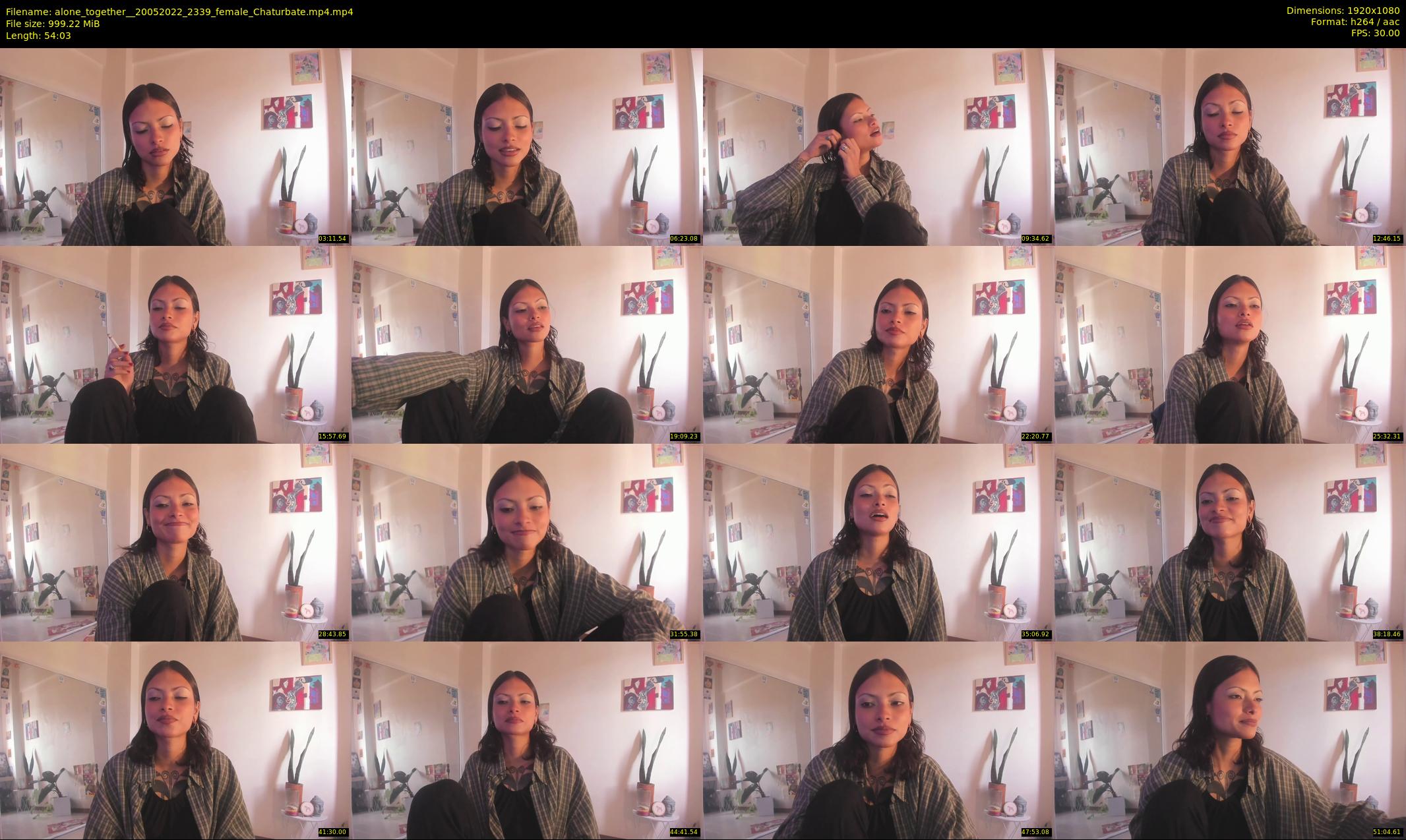 alone_together_ — 55 minute Chaturbate female cam show recording, 1080p, May 20, 2022
