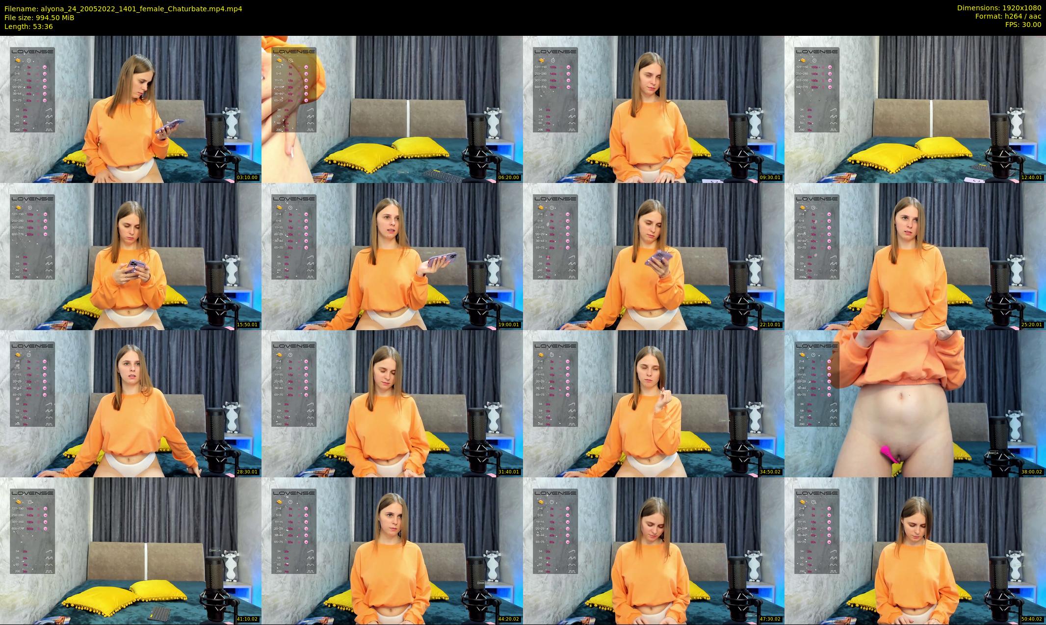 alyona_24 — 54 minute Chaturbate female cam show recording, 1080p, May 20, 2022