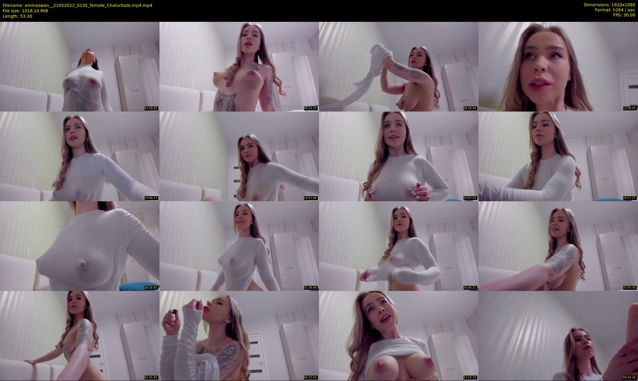 aminaswan_ — 54 minute Chaturbate female cam show recording, 1080p, May 21, 2022