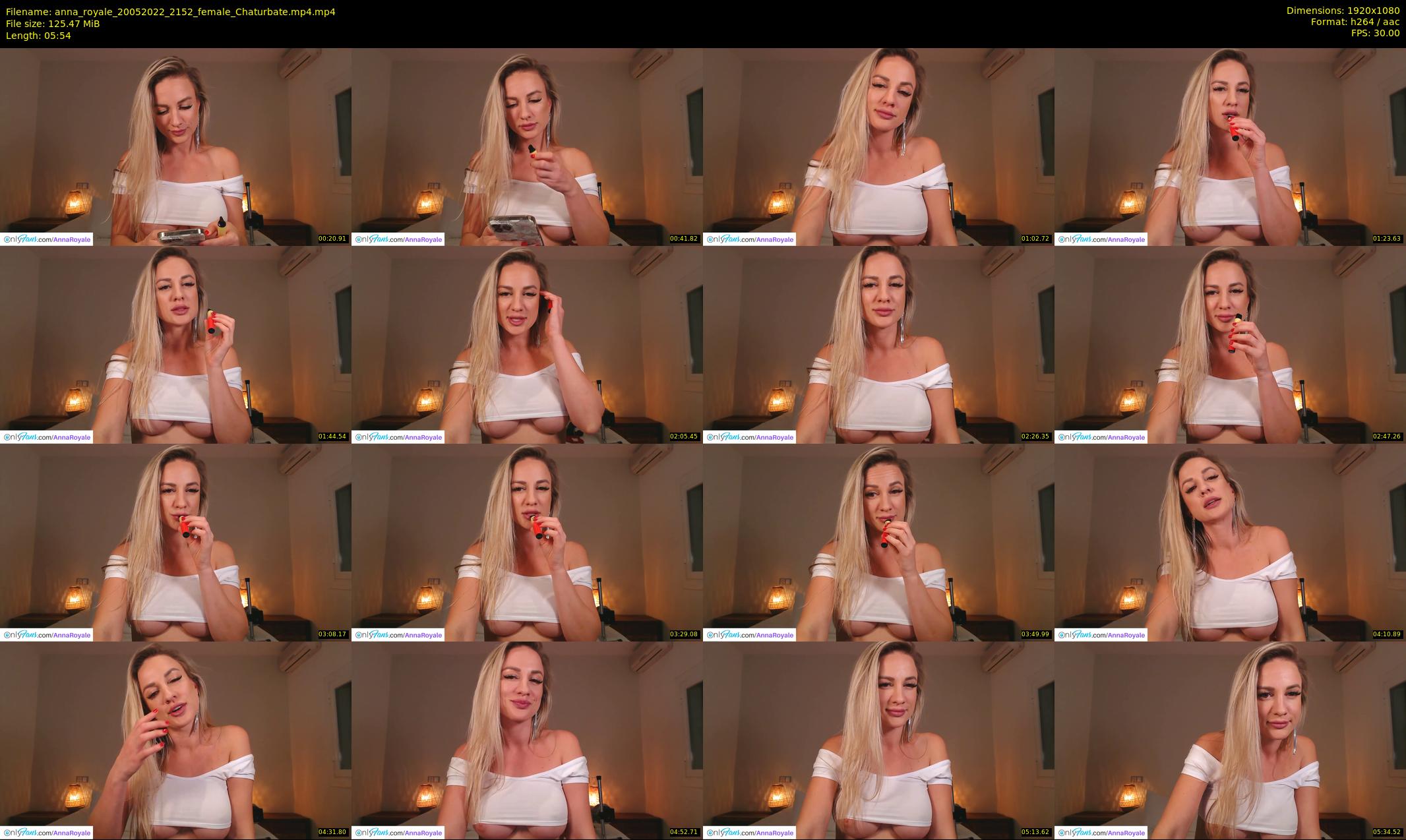 anna_royale — 6 minute Chaturbate female cam show recording, 1080p, May 20, 2022