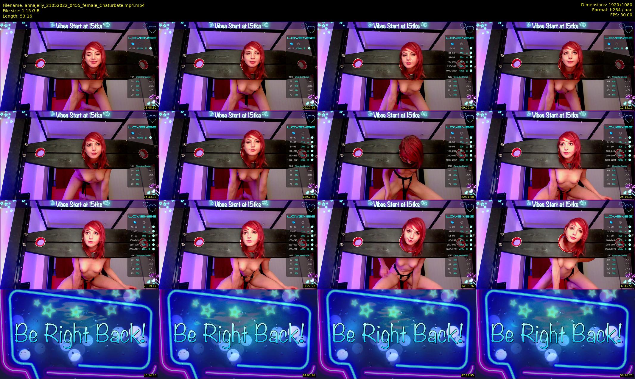 annajelly — 54 minute Chaturbate couple cam show recording, 1080p, May 21, 2022