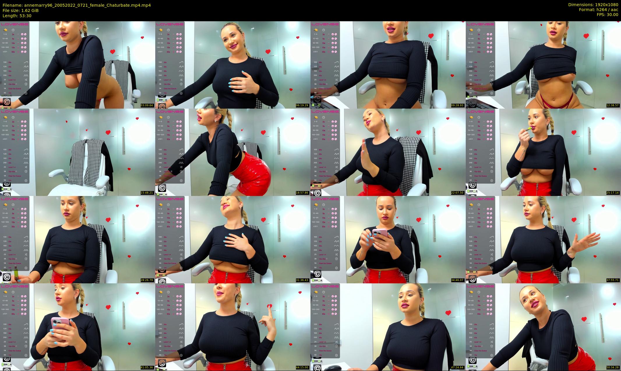 annemarry96 — 54 minute Chaturbate female cam show recording, 1080p, May 20, 2022