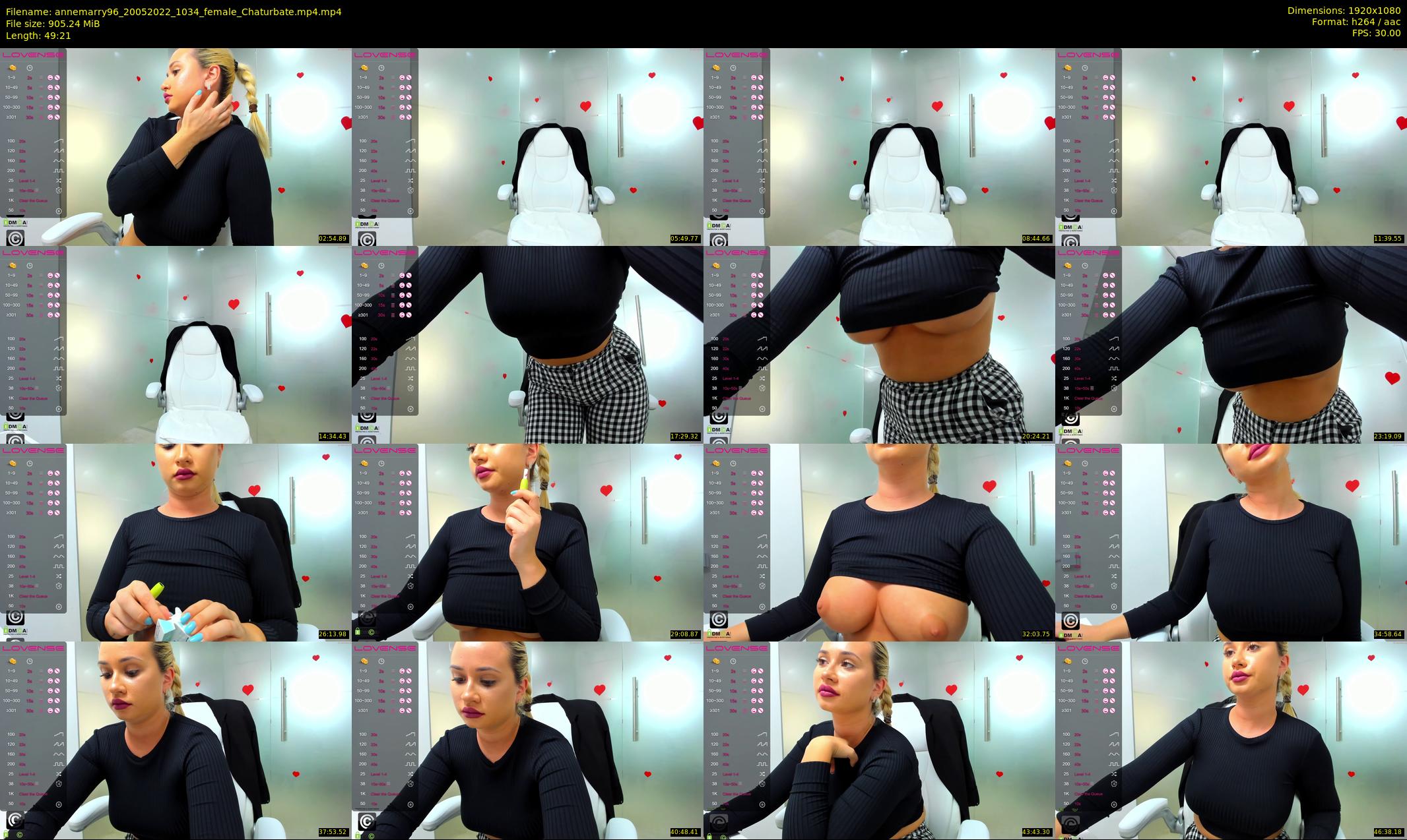 annemarry96 — 50 minute Chaturbate female cam show recording, 1080p, May 20, 2022