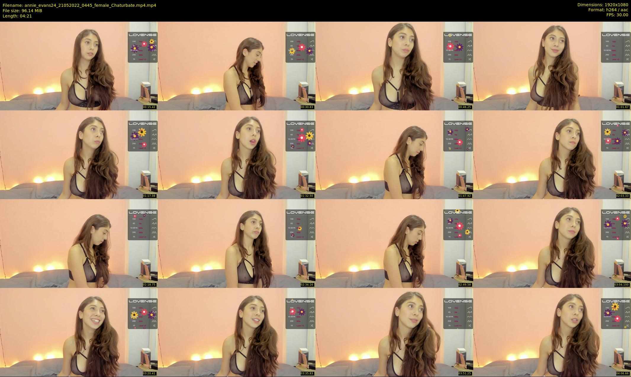 annie_evans24 — 5 minute Chaturbate female cam show recording, 1080p, May 21, 2022