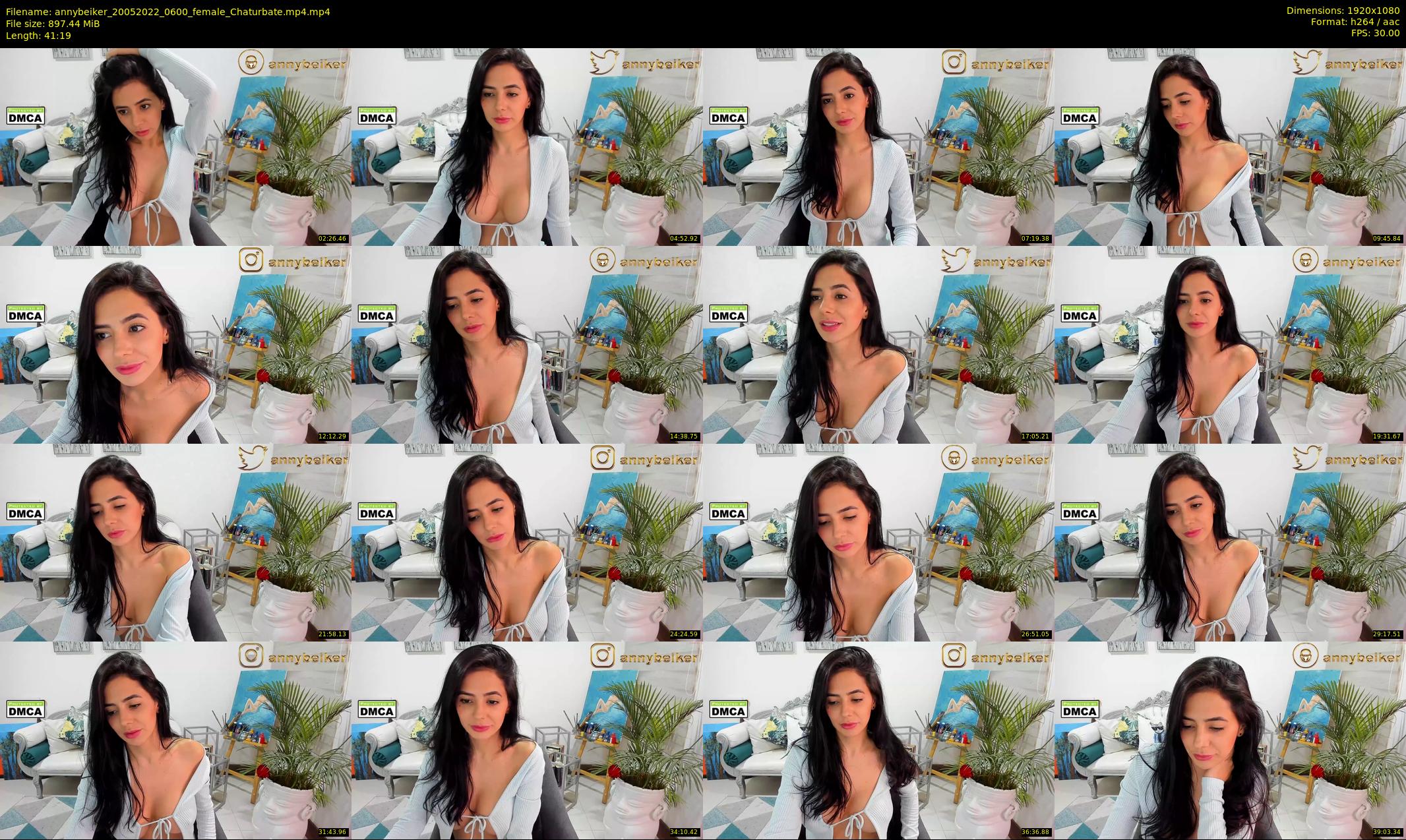 annybeiker — 42 minute Chaturbate female cam show recording, 1080p, May 20, 2022