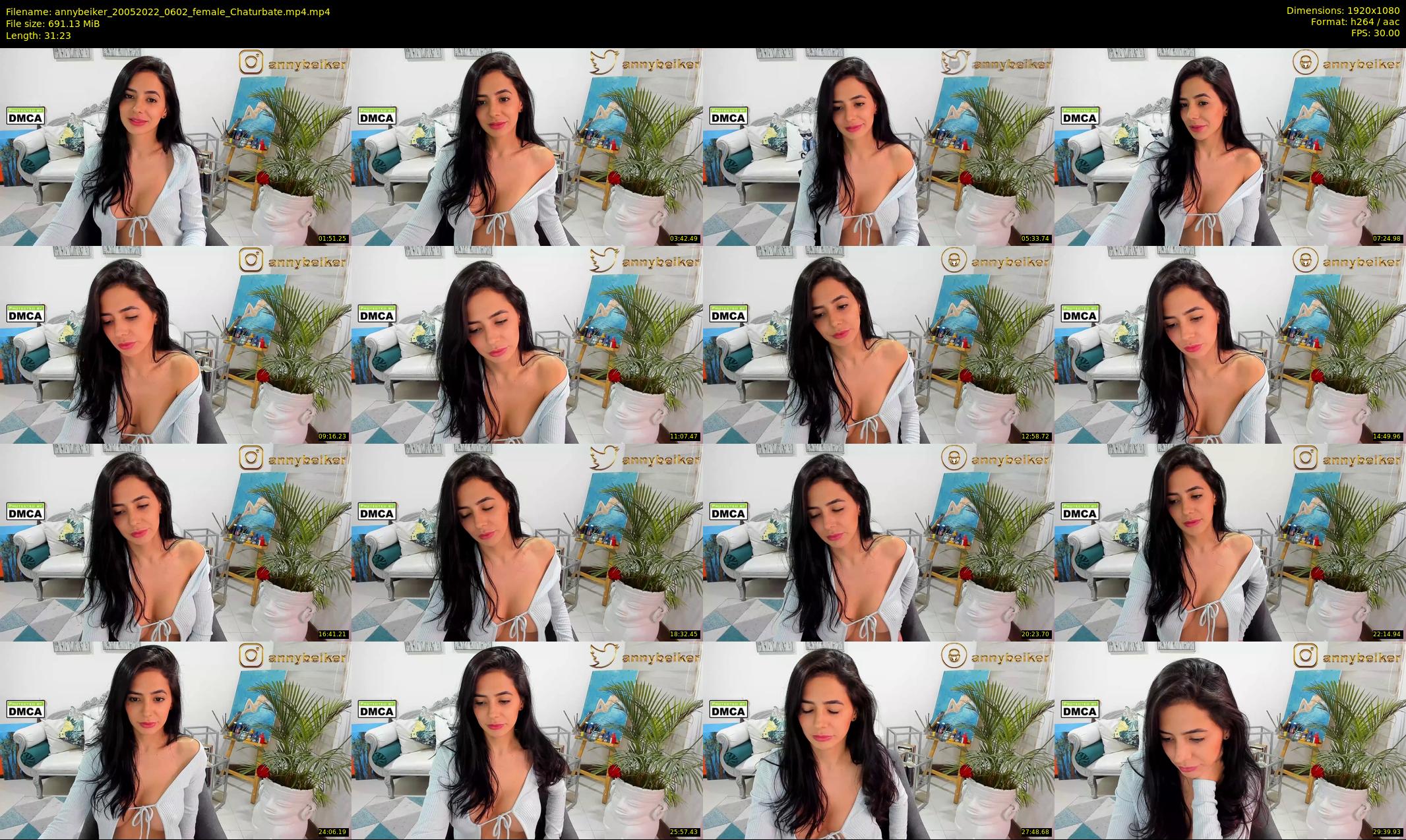 annybeiker — 32 minute Chaturbate female cam show recording, 1080p, May 20, 2022