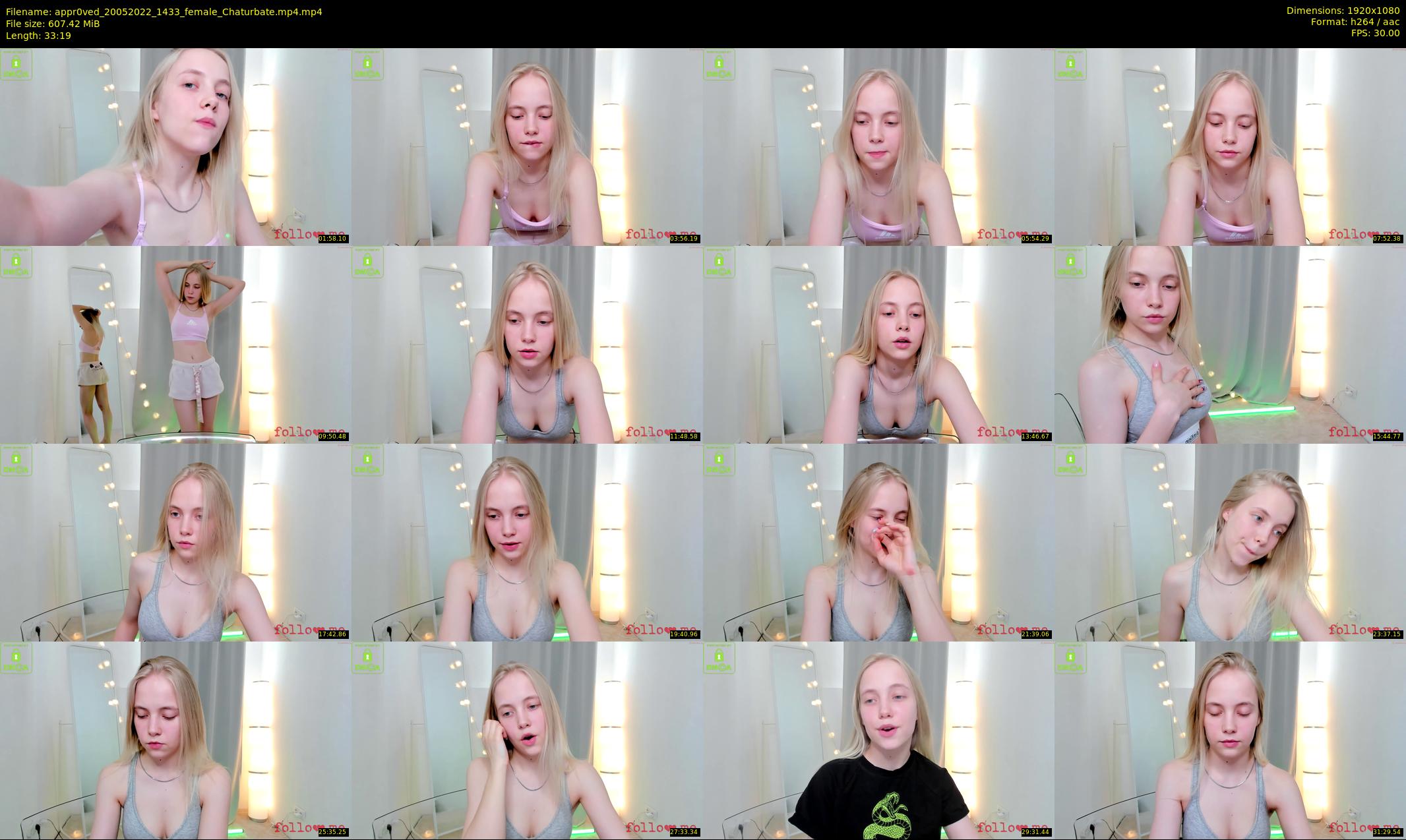 appr0ved — 34 minute Chaturbate female cam show recording, 1080p, May 20, 2022